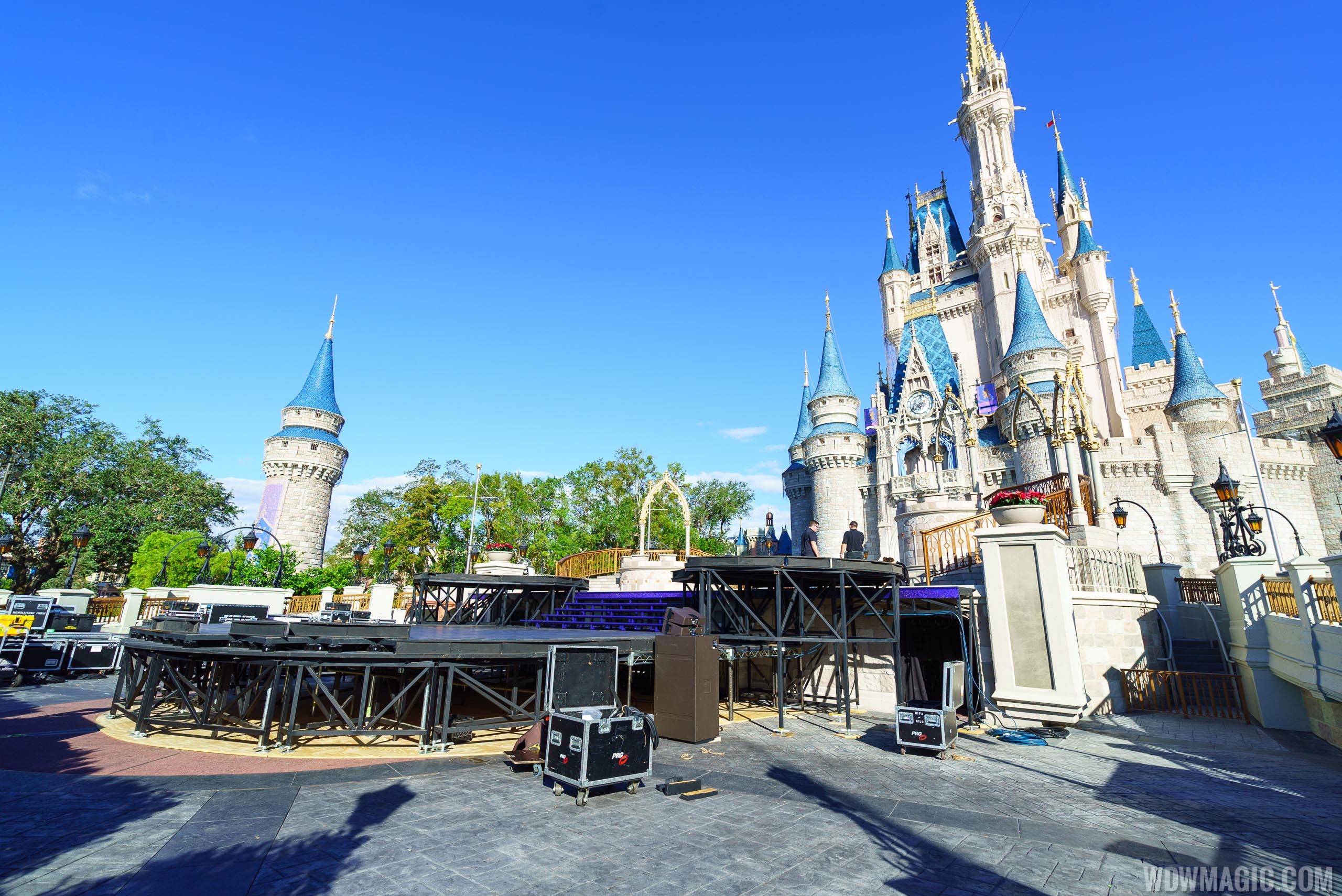 Preparations for the ABC TV specials at the Magic Kingdom
