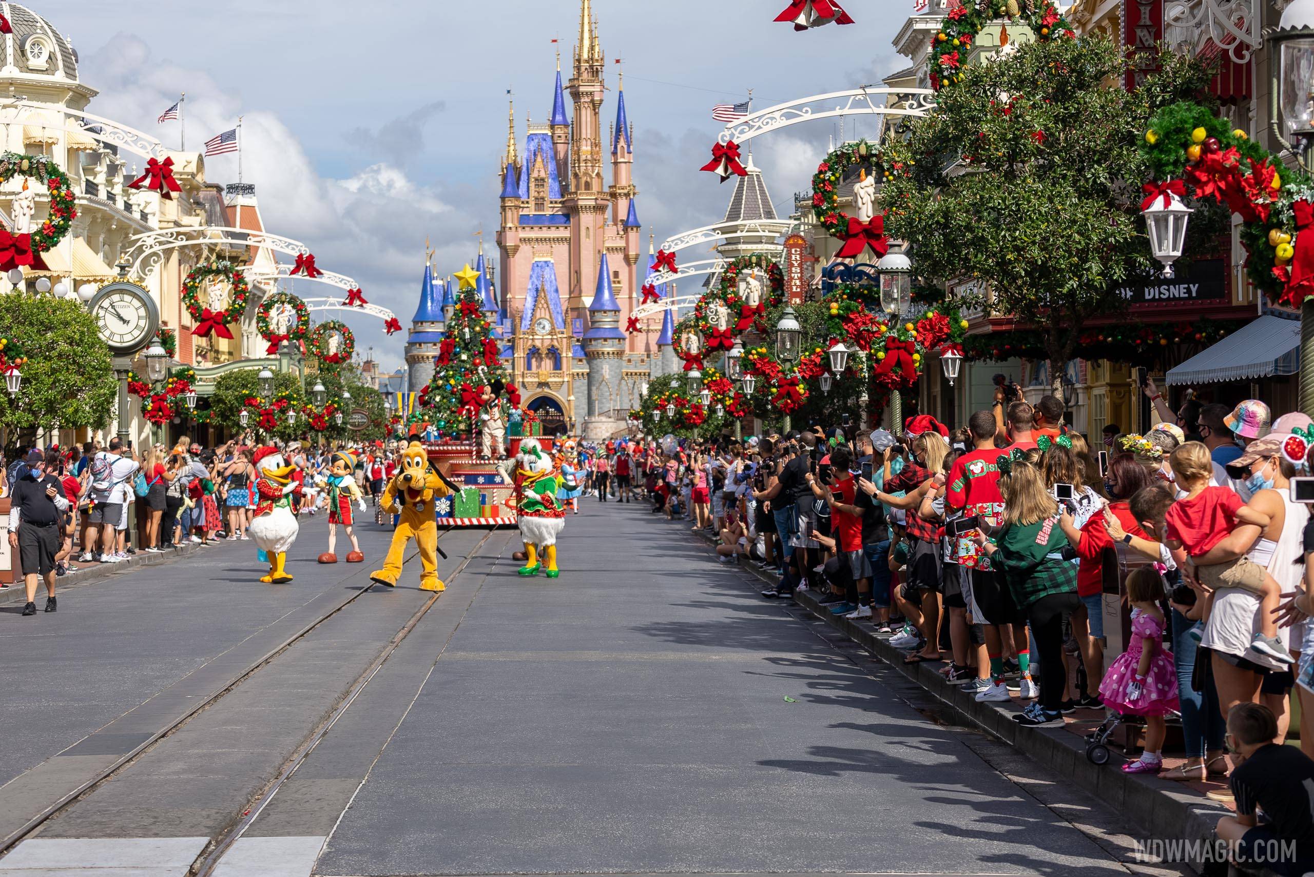 Disney expects the park to be busier beyond the New Year