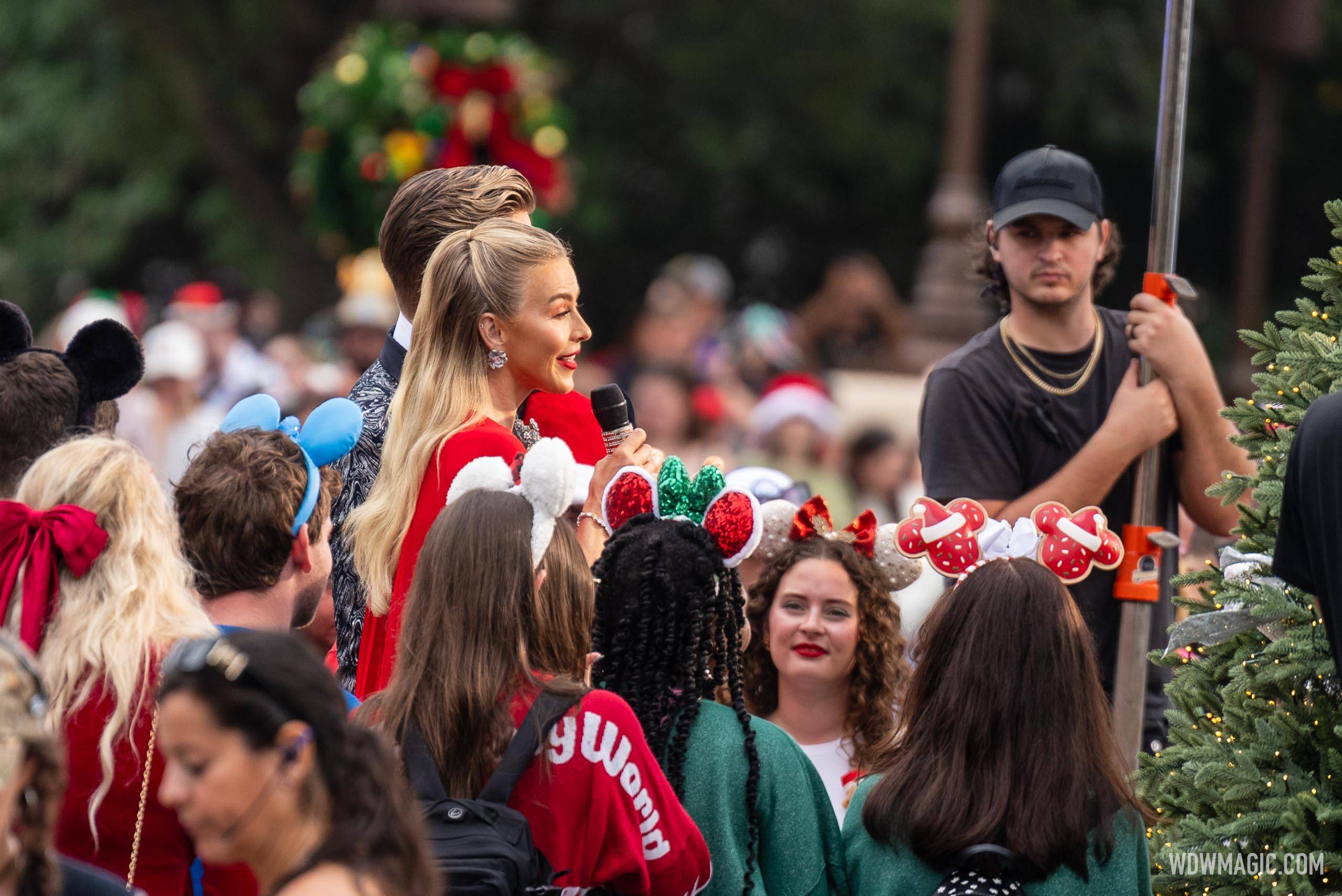 Filming the 2023 Disney Parks Christmas Day Parade at Magic Kingdom