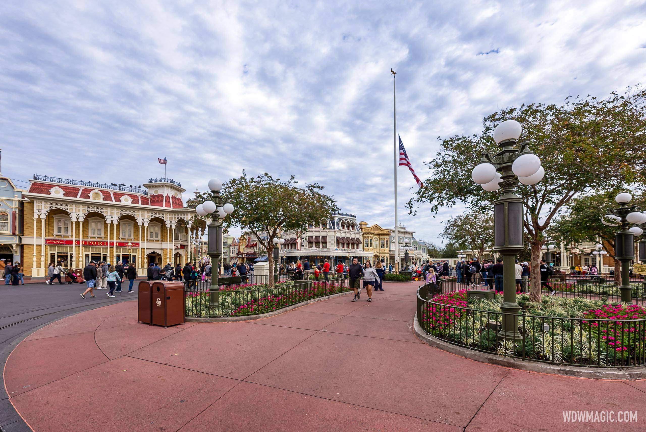 2024 Magic Kingdom Holiday Decor and Christmas Tree Removed