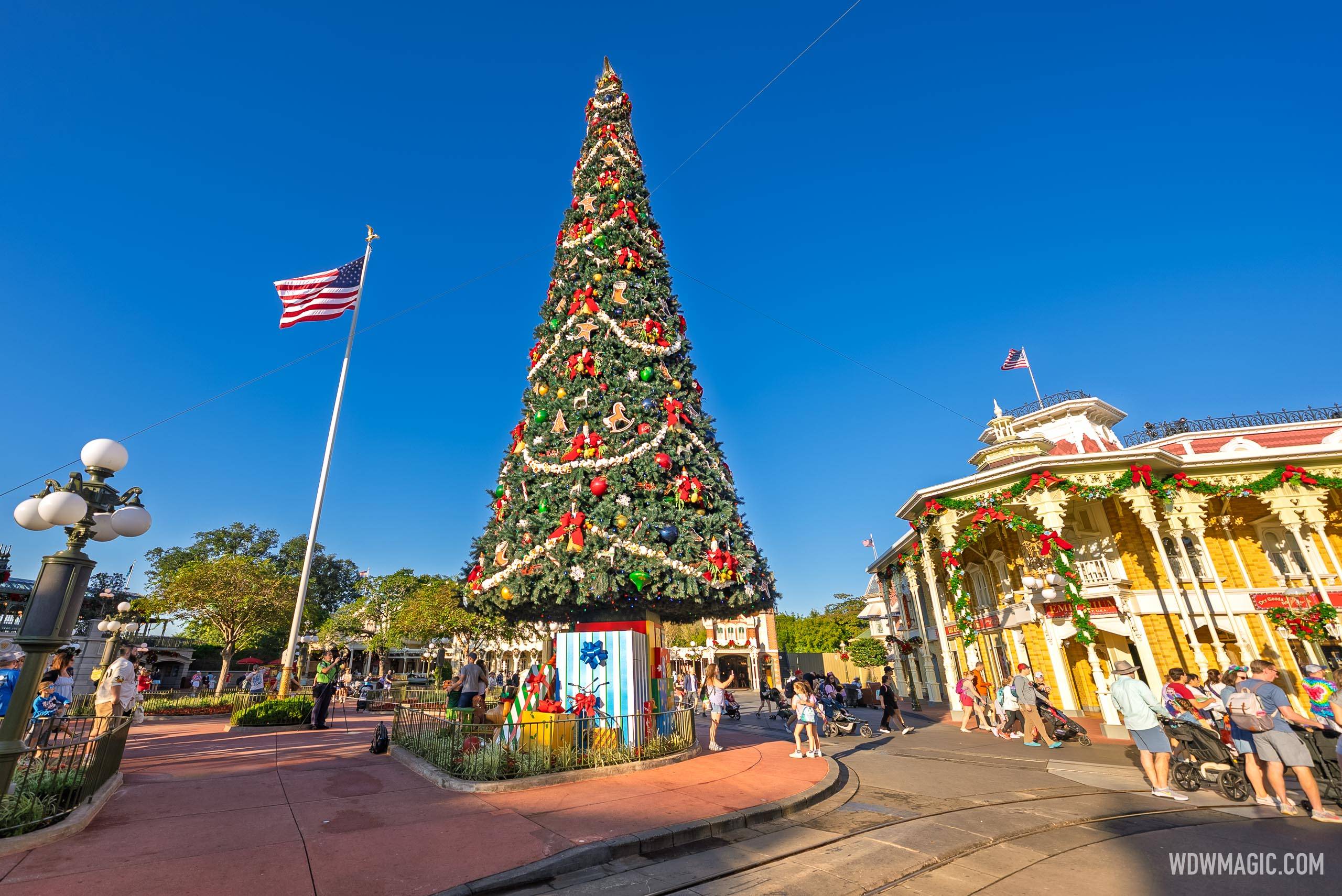 Christmas Tree Arrives at Magic Kingdom 2025