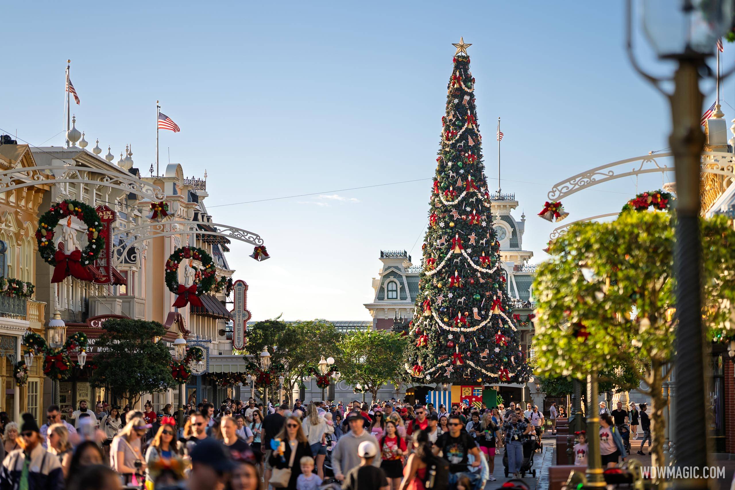 Christmas Tree Arrives at Magic Kingdom 2025