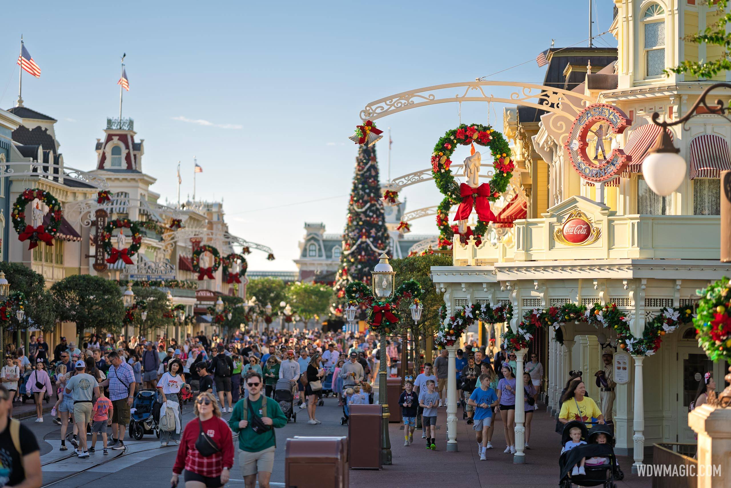 Christmas Tree Arrives at Magic Kingdom 2025