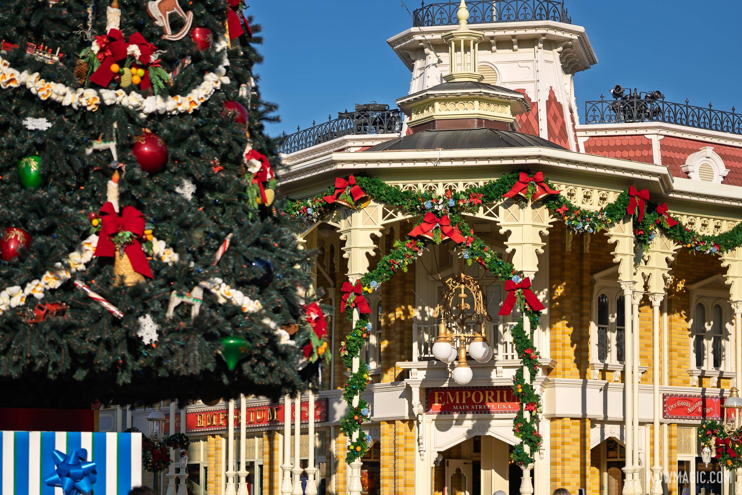 Christmas Tree Arrives at Magic Kingdom 2025