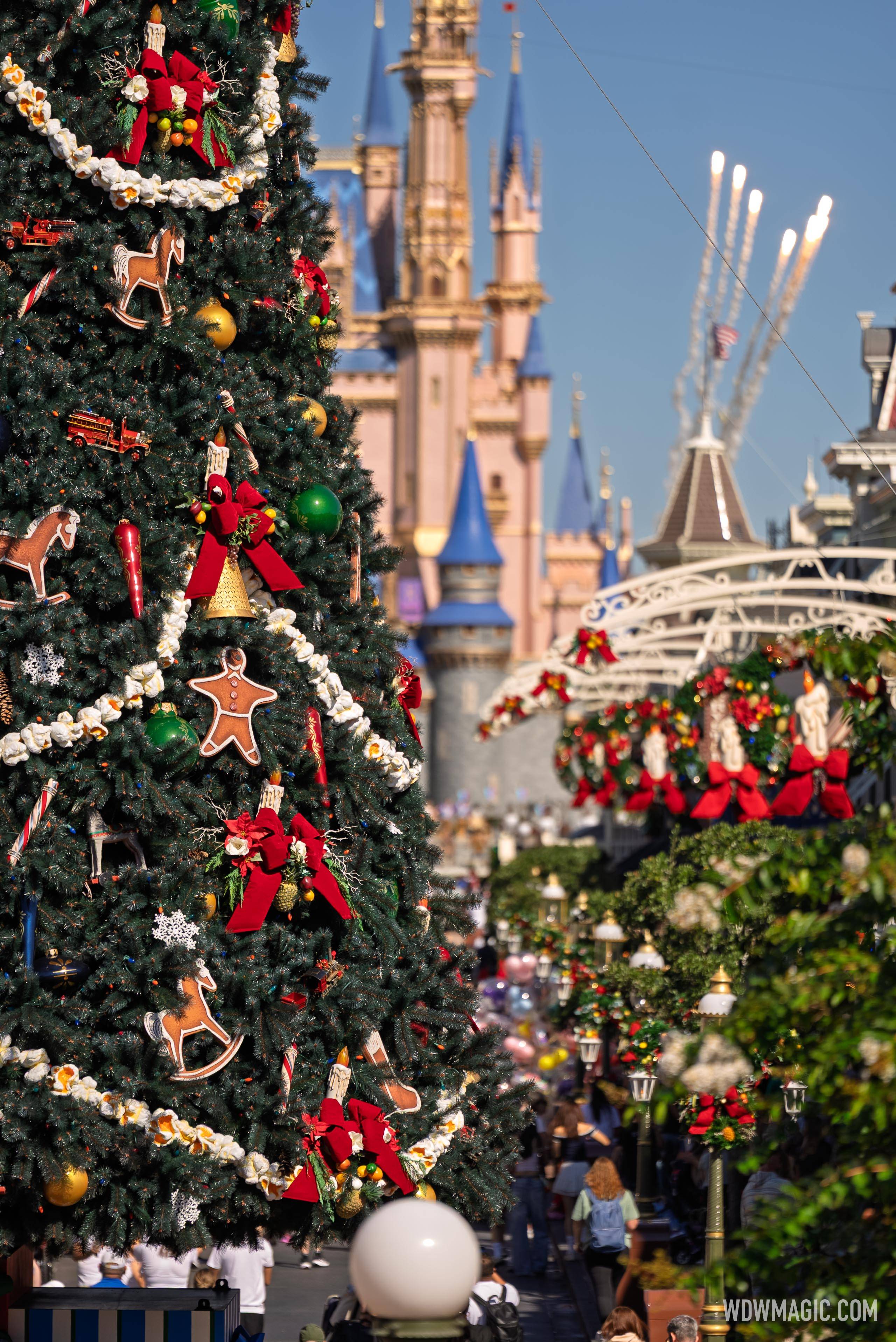 Christmas Tree Arrives at Magic Kingdom 2025