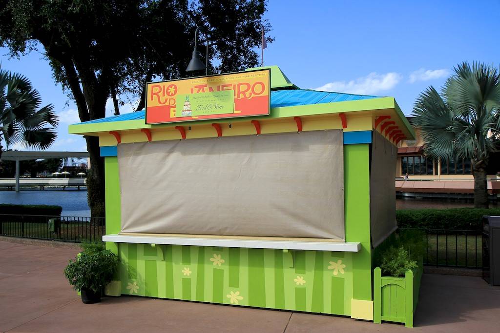 The first few kiosks for the 2010 International Food and Wine Festival are now out on the World Showcase promenade