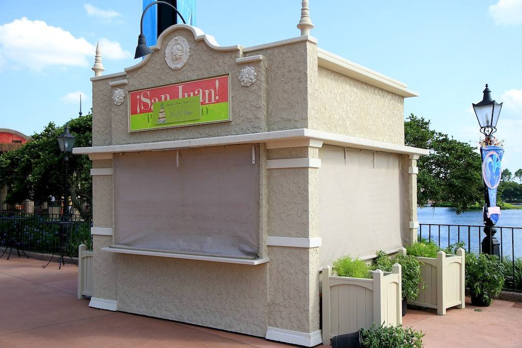 The first few kiosks for the 2010 International Food and Wine Festival are now out on the World Showcase promenade