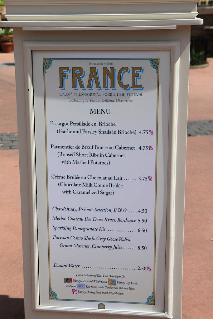 2010 International Food and Wine Festival menus, kiosks and decor