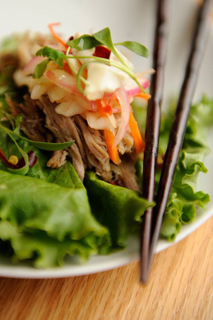 Savory samplings from more than 25 international tasting marketplaces at the Epcot International Food & Wine Festival shine a spotlight on traditional ethnic foods like South Korea's Lettuce Wraps with Roast Pork and Kimchi Slaw