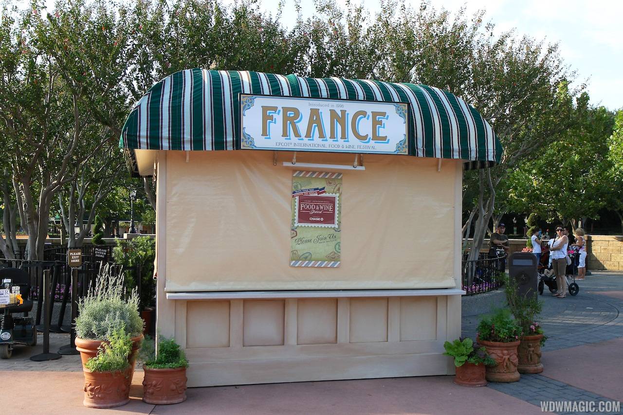 2012 International Food and Wine Festival kiosks - France