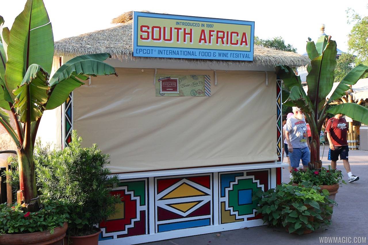 2012 International Food and Wine Festival kiosks - South Africa