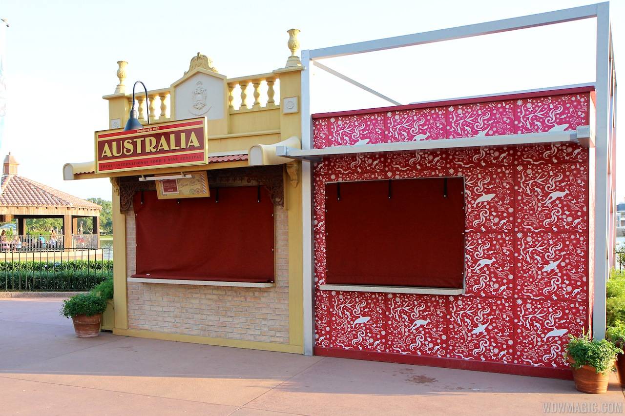 2012 International Food and Wine Festival kiosks - Australia
