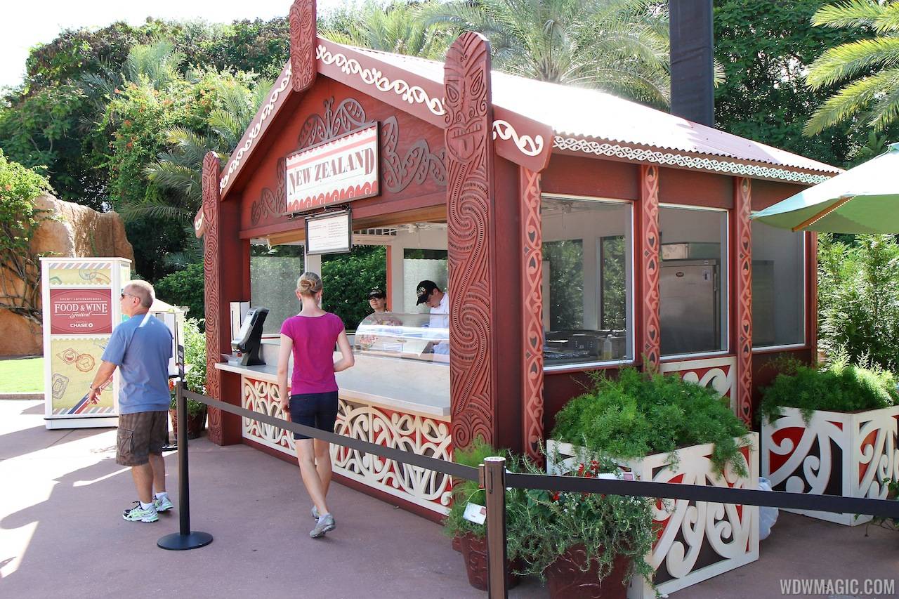 2012 Food and Wine Festival kiosks, menus and pricing