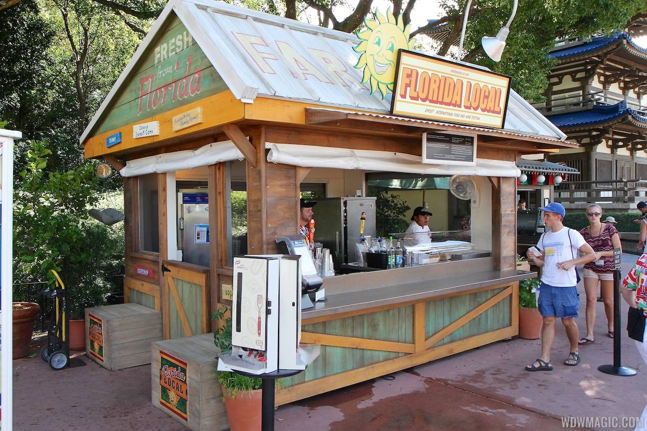 2012 Food and Wine Festival - Florida Local kiosk