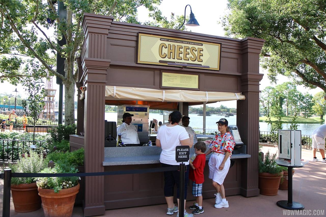 2012 Food and Wine Festival - Cheese kiosk