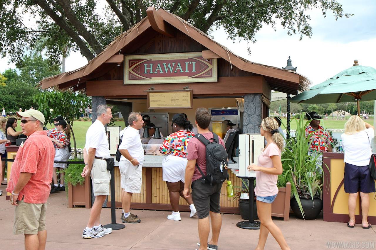 2012 Food and Wine Festival - Hawai'i kiosk