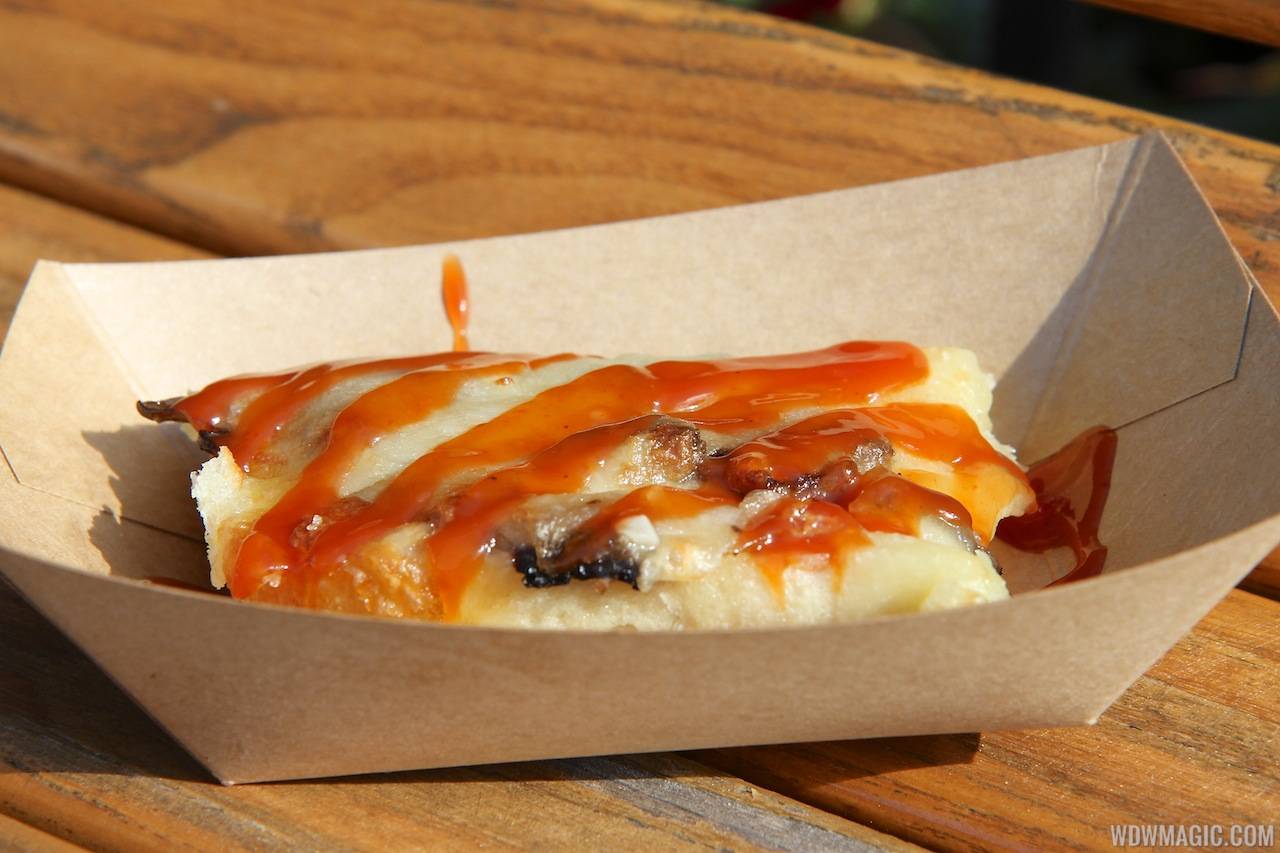 Poland - Zapiekanki-Toasted Mushroom, Caramelized Onion and Cheese Bread with House Made Ketchup 
