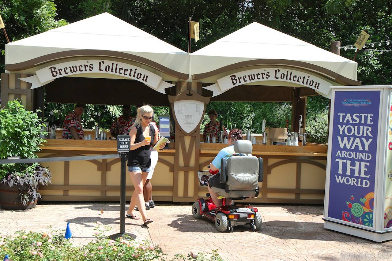 2013 Epcot International Food and Wine Festival marketplace - Brewer's Collection kiosk