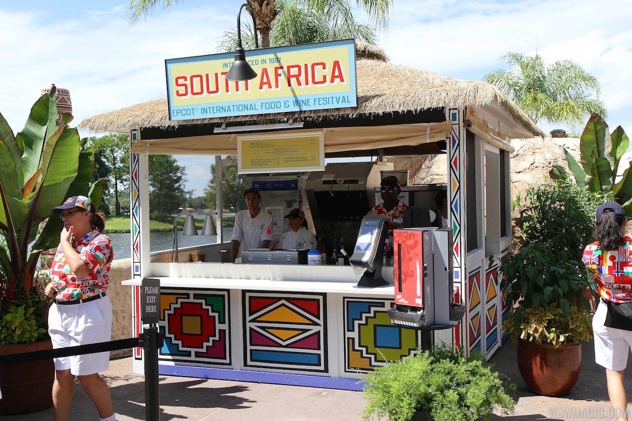 2013 Epcot International Food and Wine Festival marketplace - South Africa kiosk