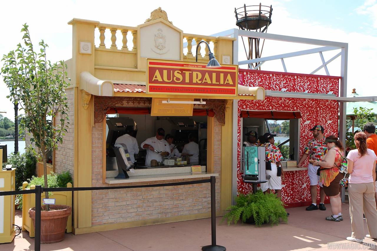 2013 Epcot International Food and Wine Festival marketplace - Australia kiosk