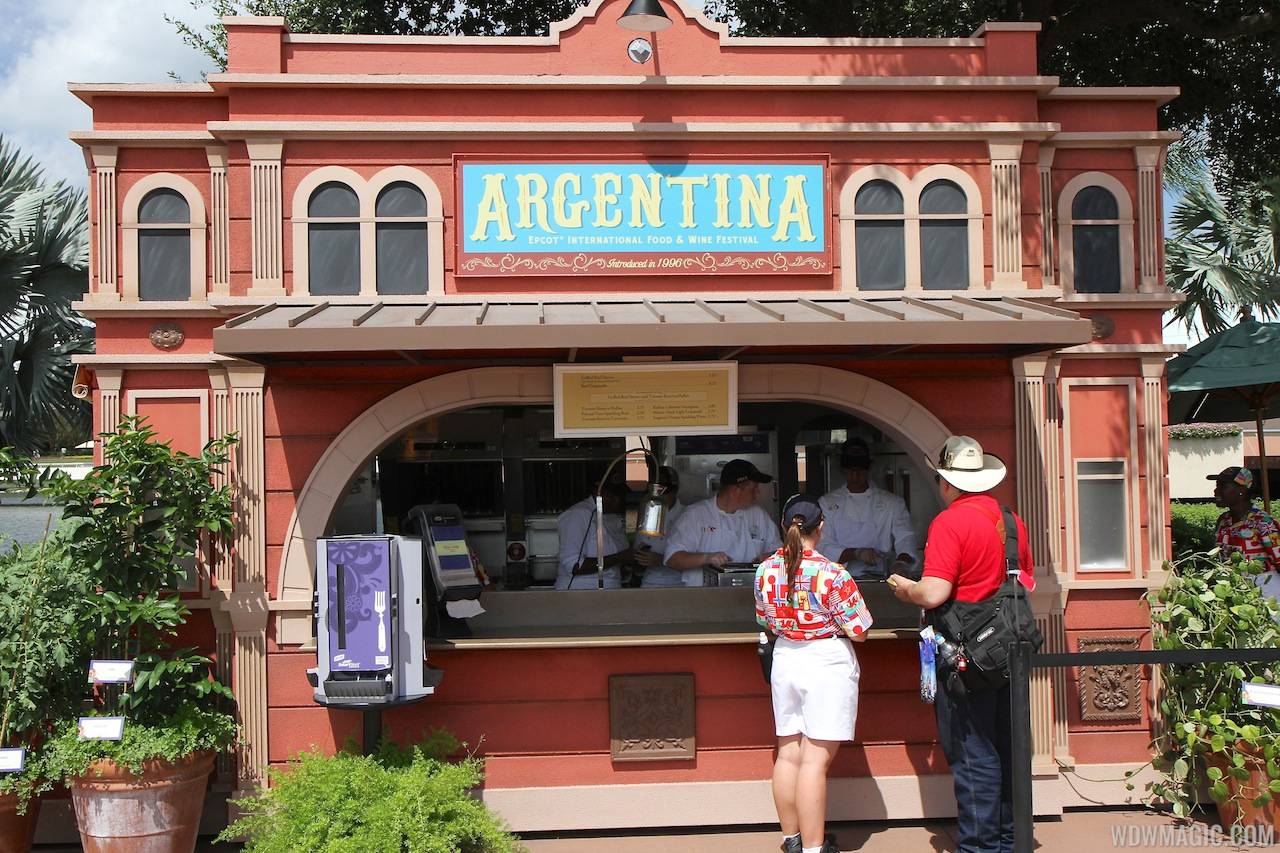 2013 Epcot International Food and Wine Festival marketplace - Argentina kiosk