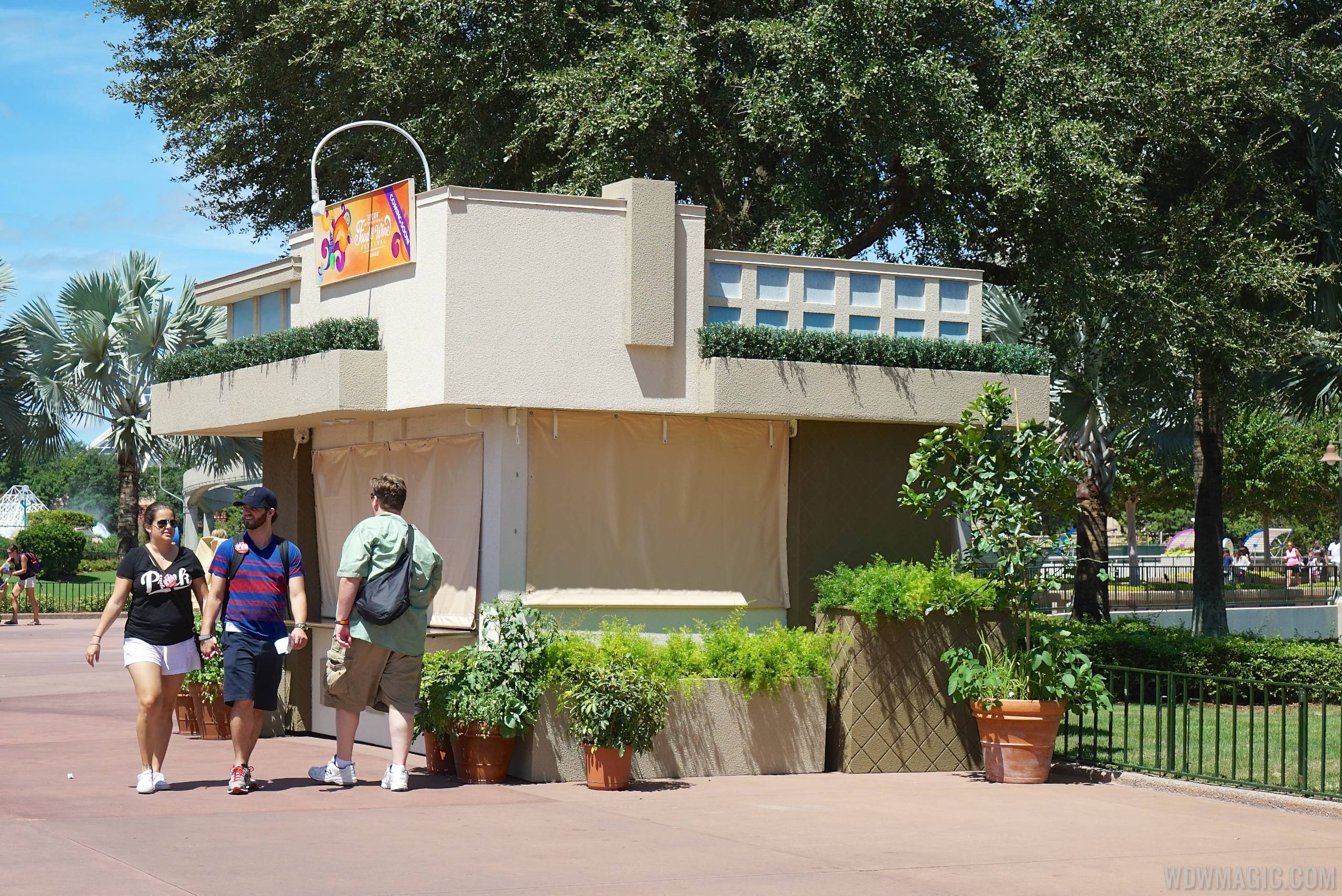 PHOTOS - Food and Wine Festival Marketplace kiosks now in position at World Showcase