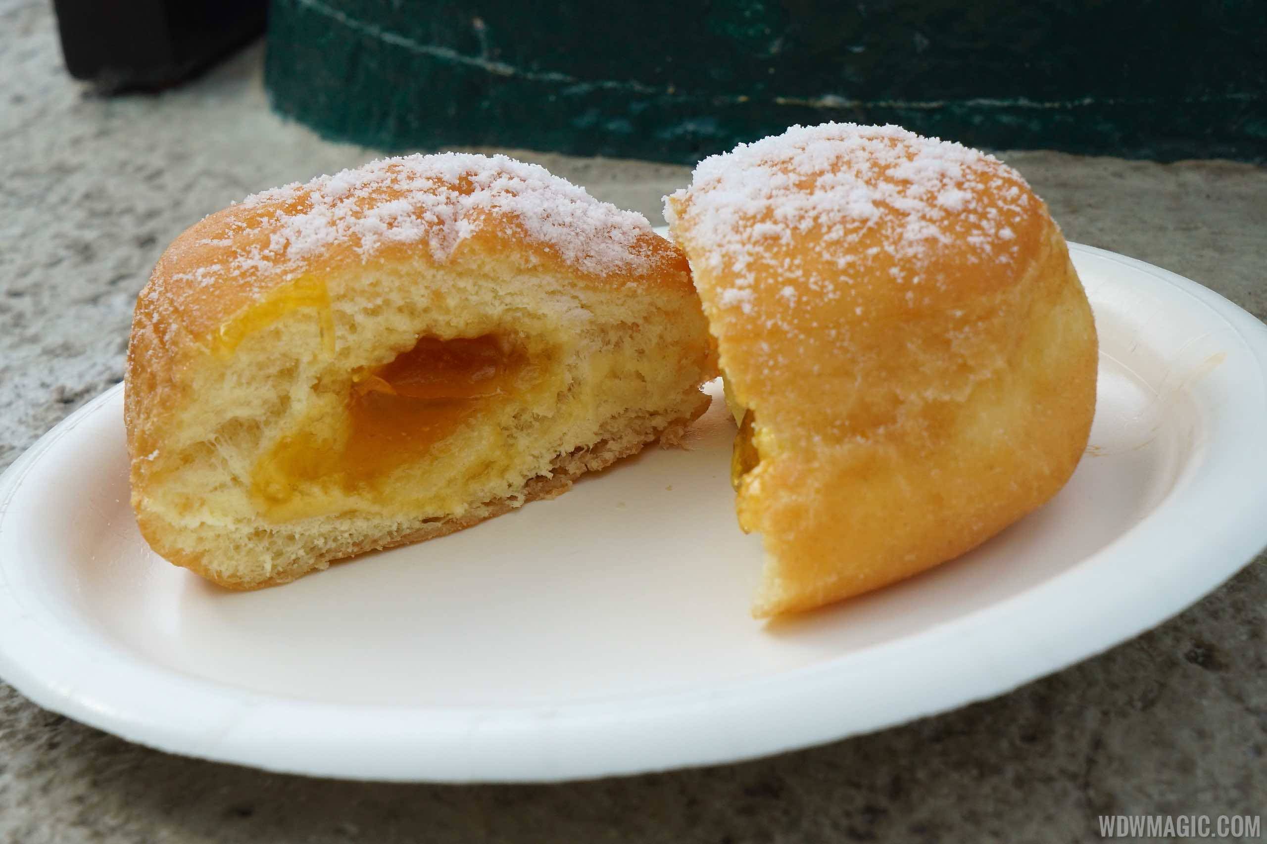 Germany - Berliner Yeast doughnut filled with apricot jam