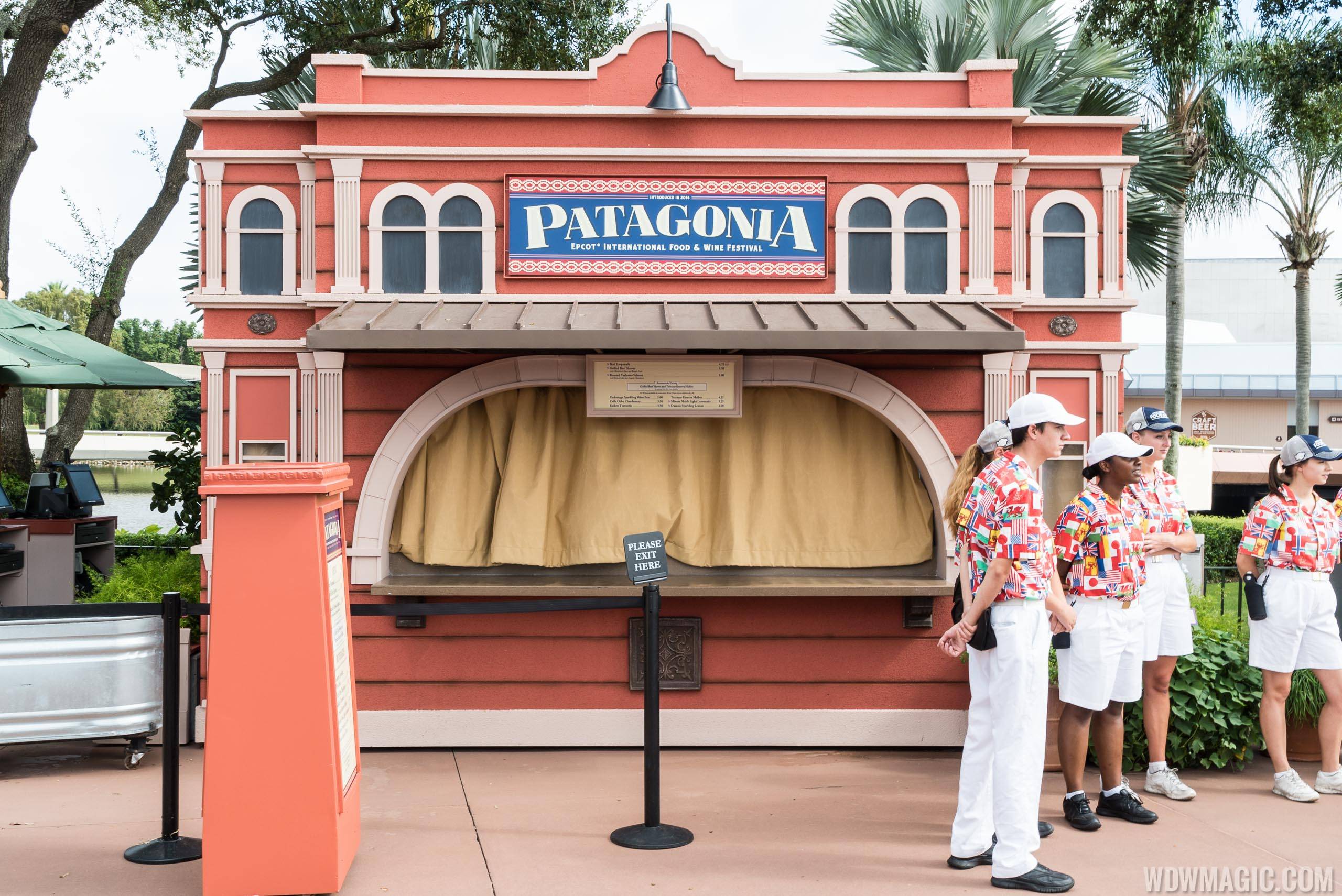 2015 Epcot Food and Wine Festival Marketplace kiosk - Patagonia