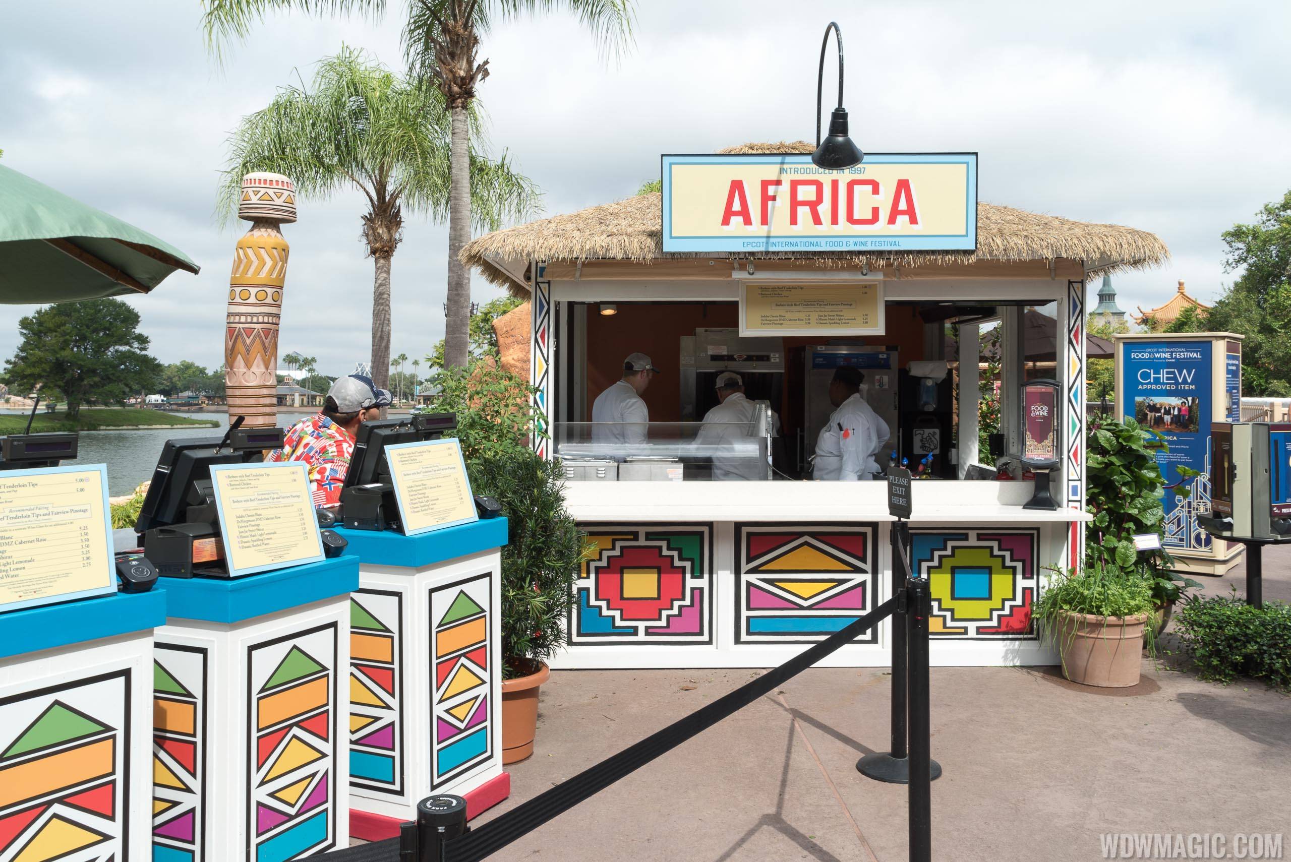 2015 Epcot Food and Wine Festival Marketplace kiosk - Africa