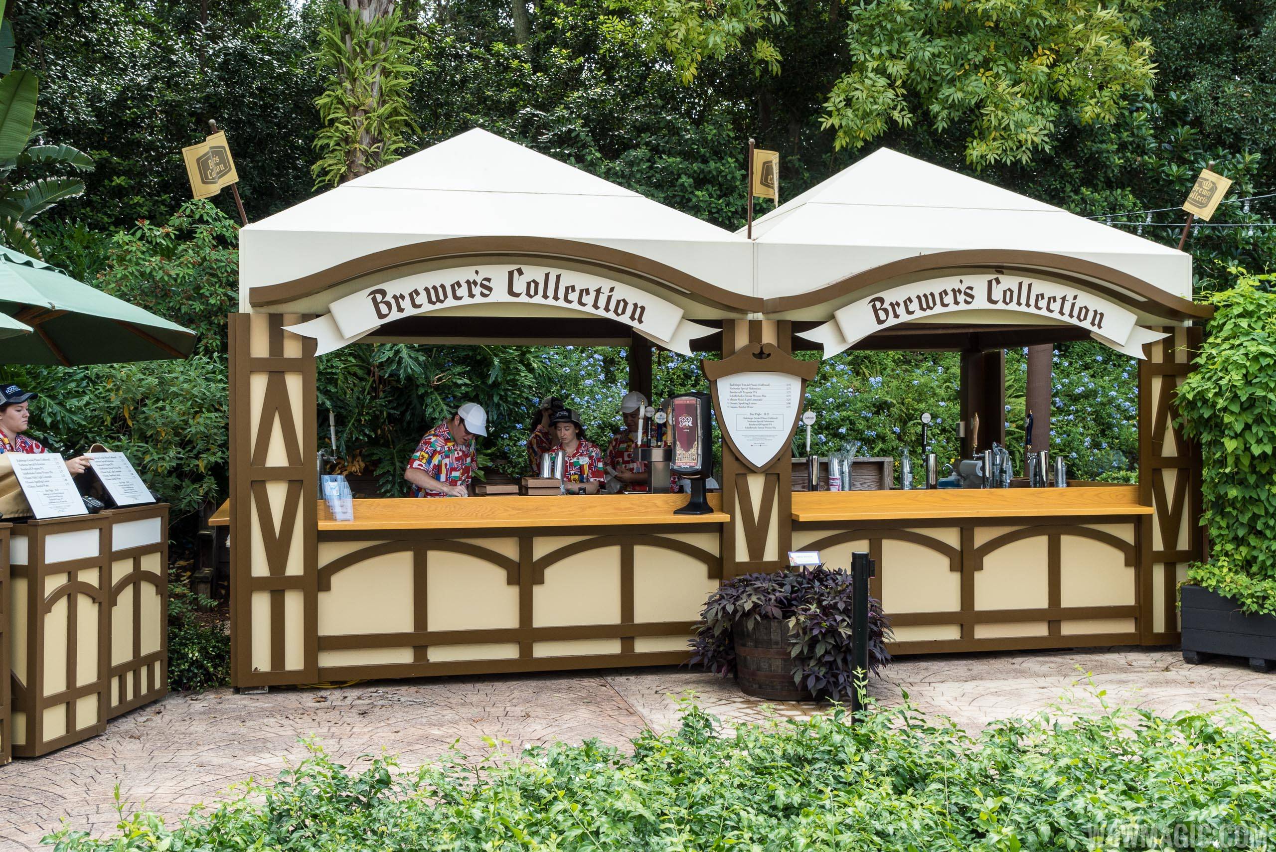 2015 Epcot Food and Wine Festival Marketplace kiosk - Brewer's Collection