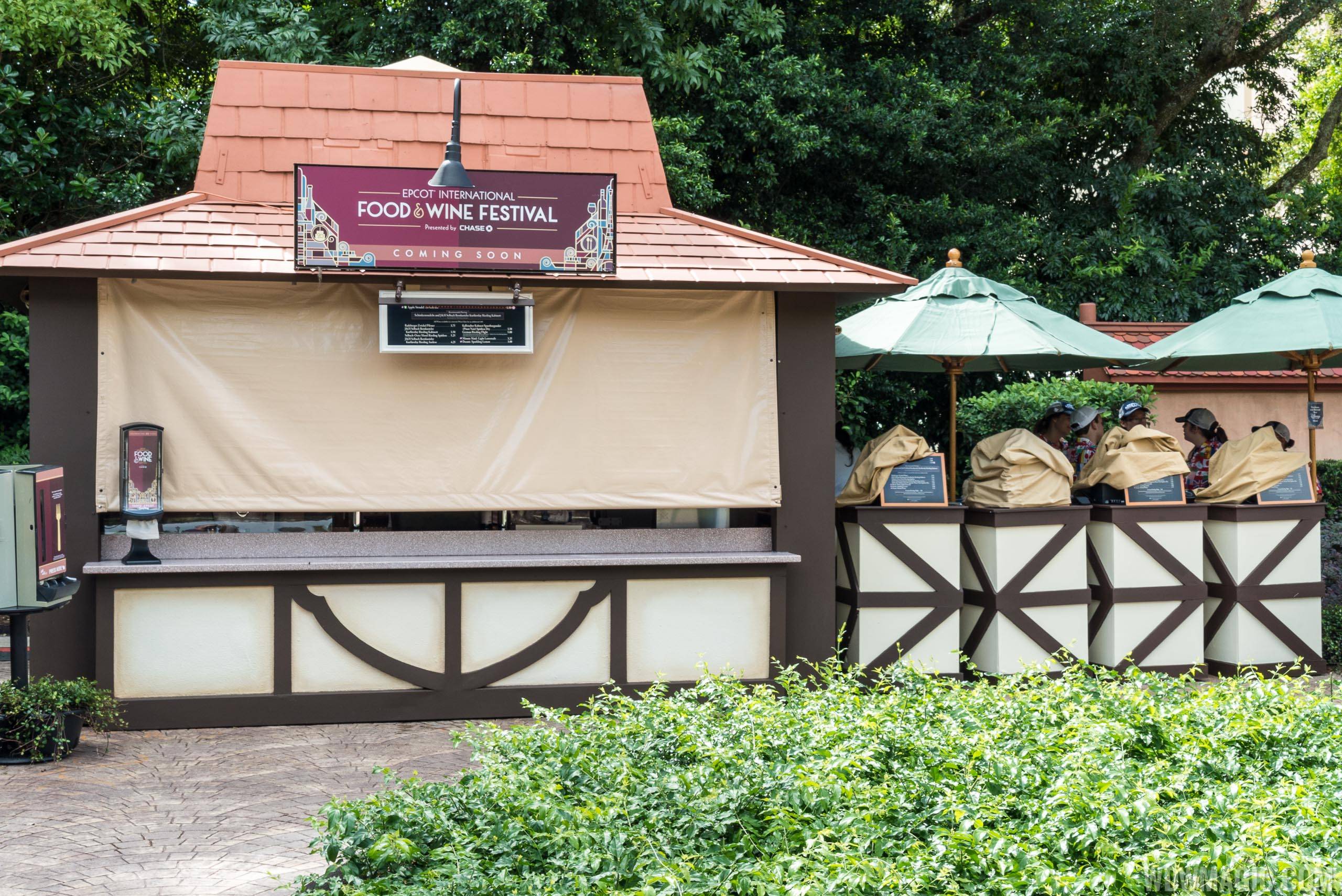 2015 Epcot Food and Wine Festival Marketplace kiosk - Germany