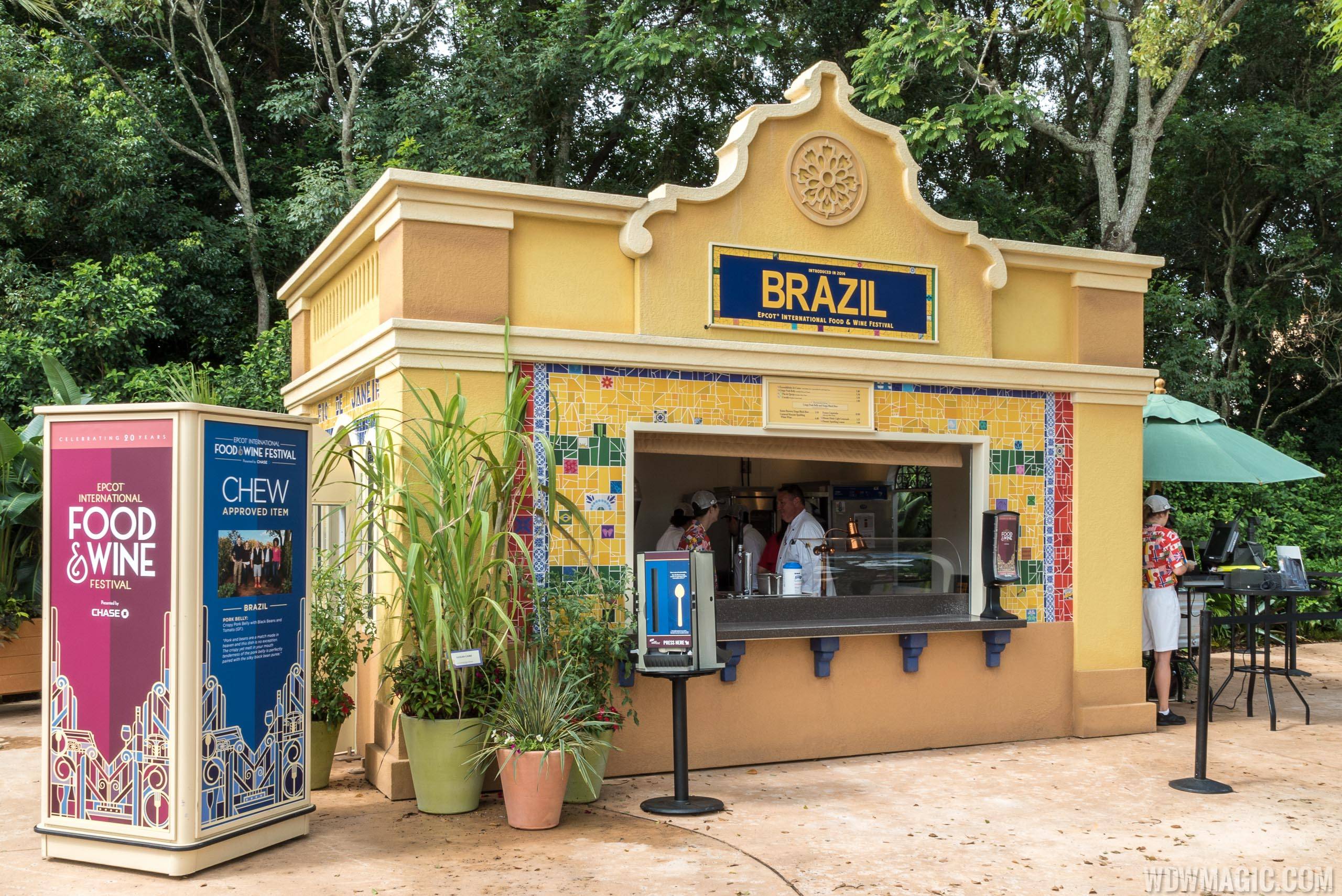 2015 Epcot Food and Wine Festival Marketplace kiosk - Brazil