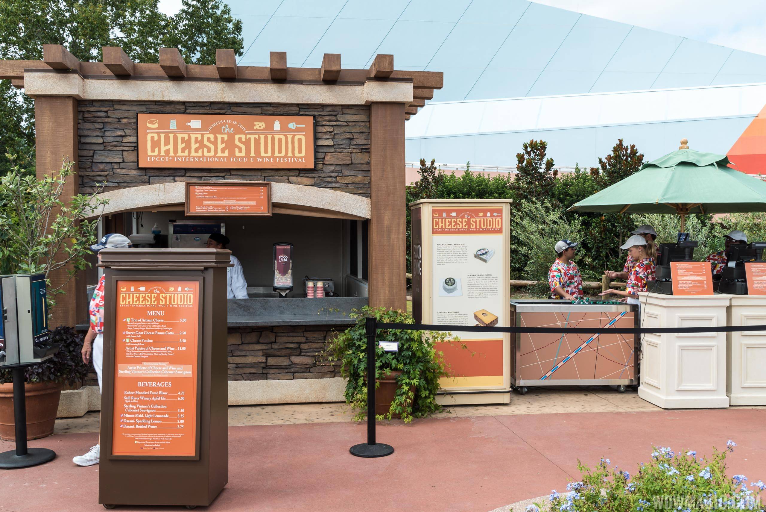 2015 Epcot Food and Wine Festival Marketplace kiosk - Cheese Studio