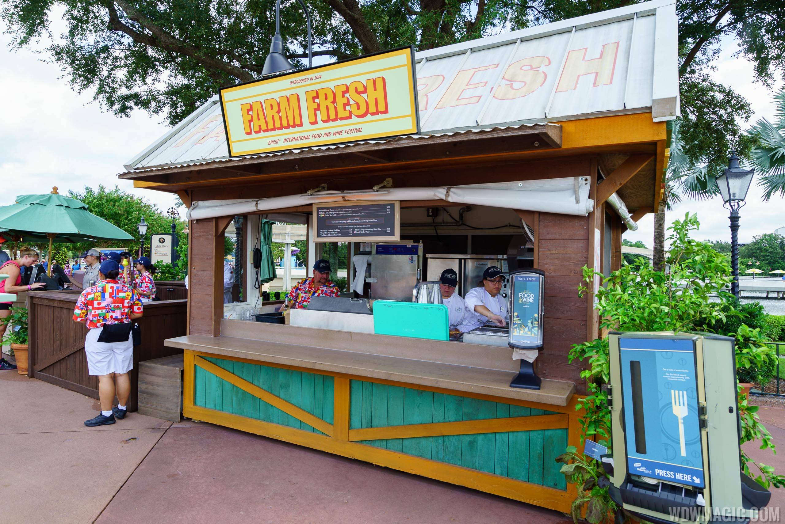 2016 Epcot Food and Wine Festival - Farm Fresh kiosk