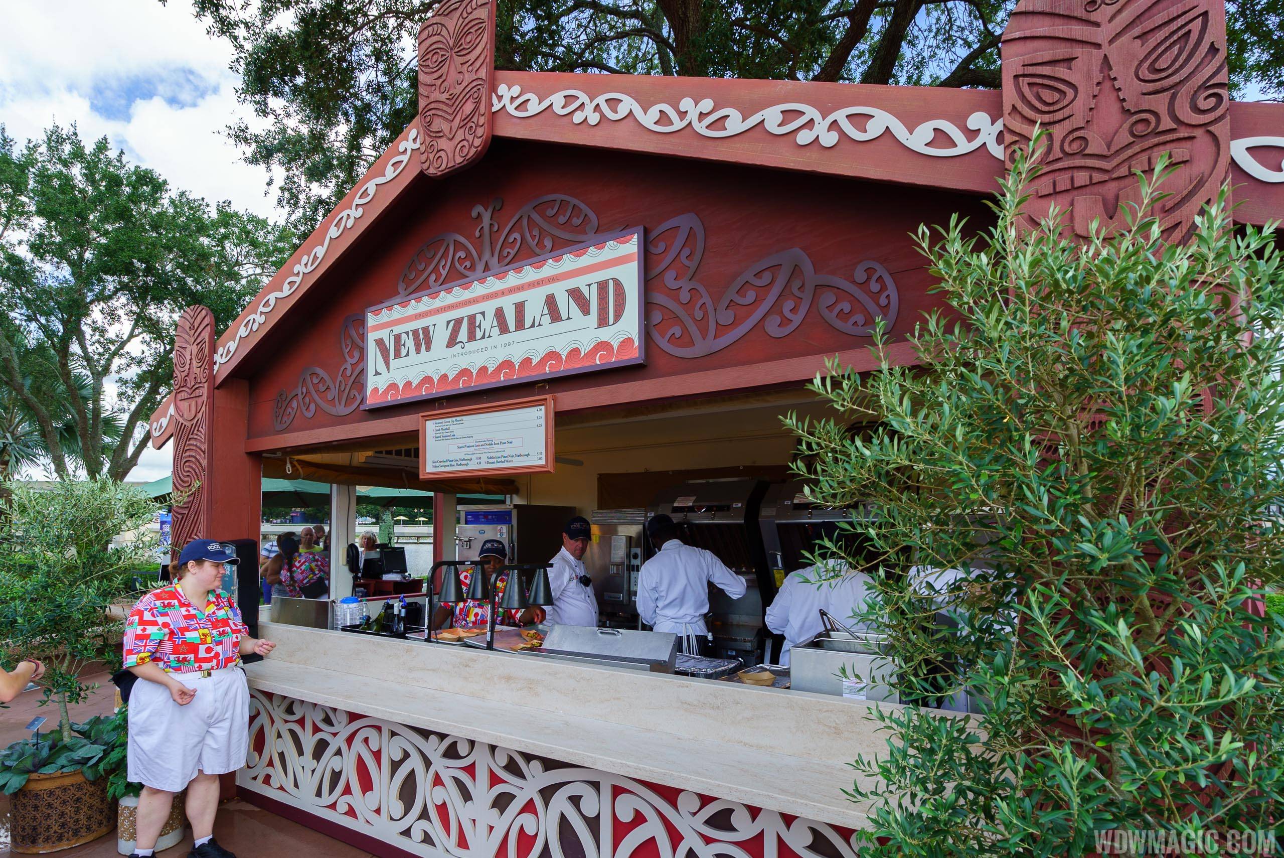 2016 Epcot Food and Wine Festival - New Zealand kiosk