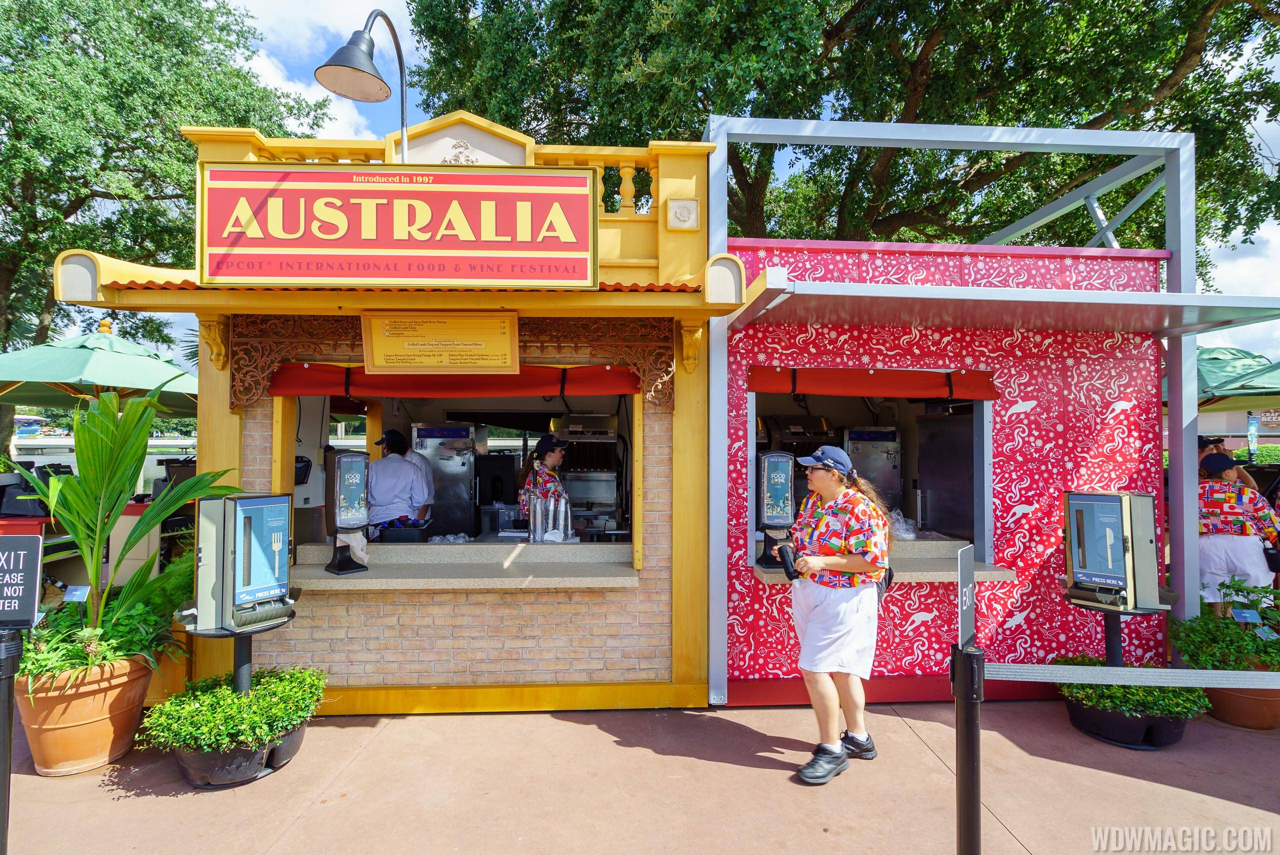 2016 Epcot Food and Wine Festival - Australia kiosk
