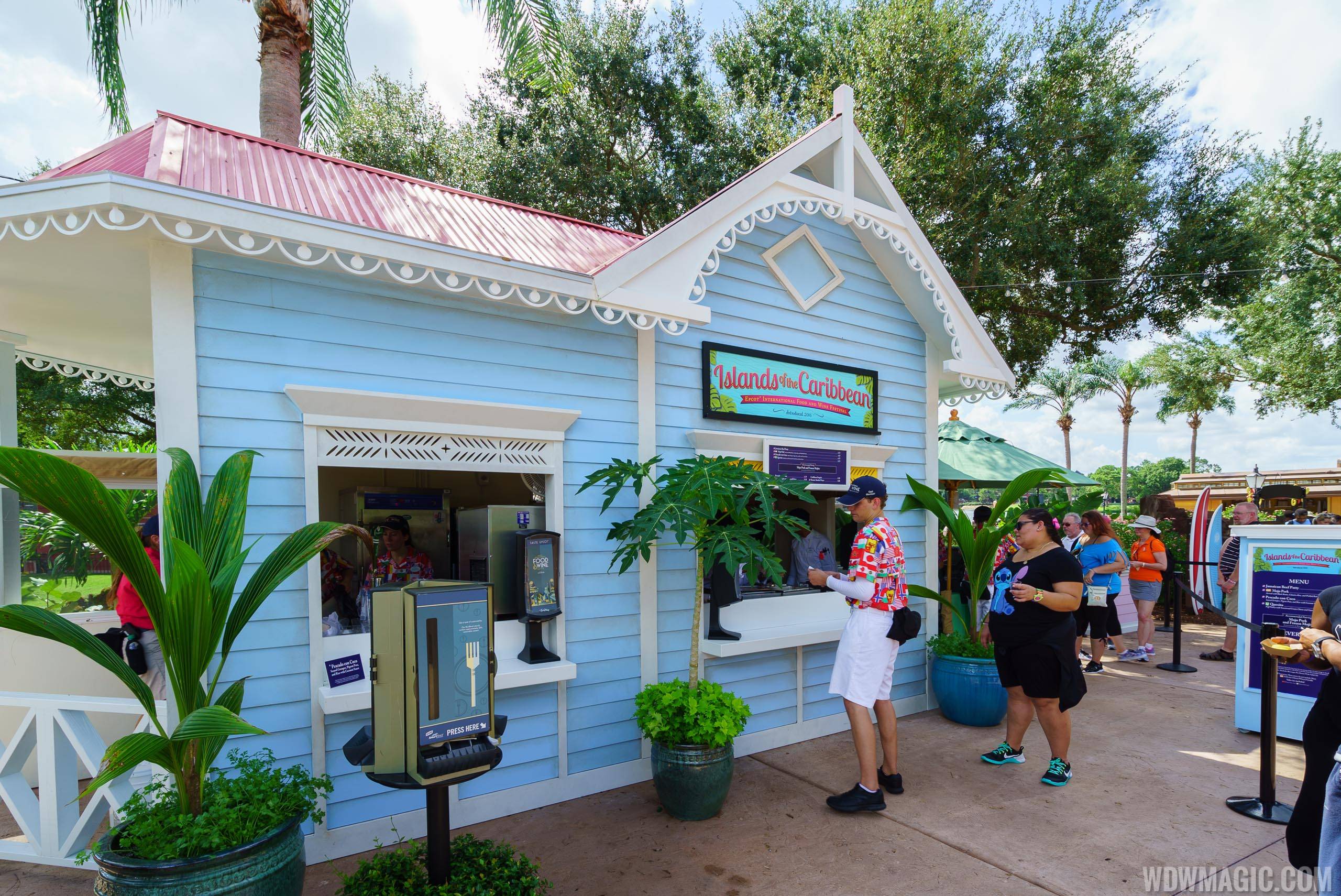 2016 Epcot Food and Wine Festival - Islands of the Caribbean kiosk