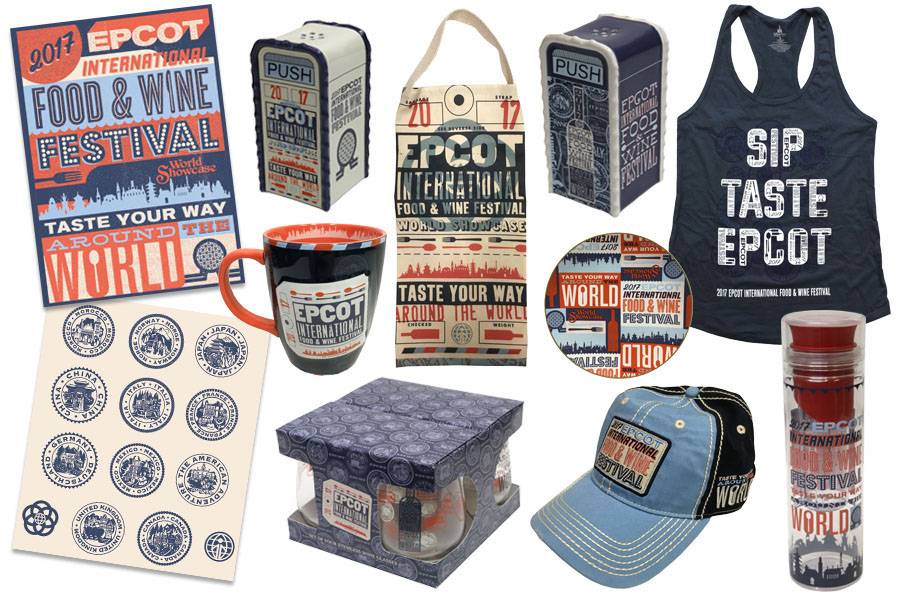 2017 Epcot Food and Wine Festival merchandise
