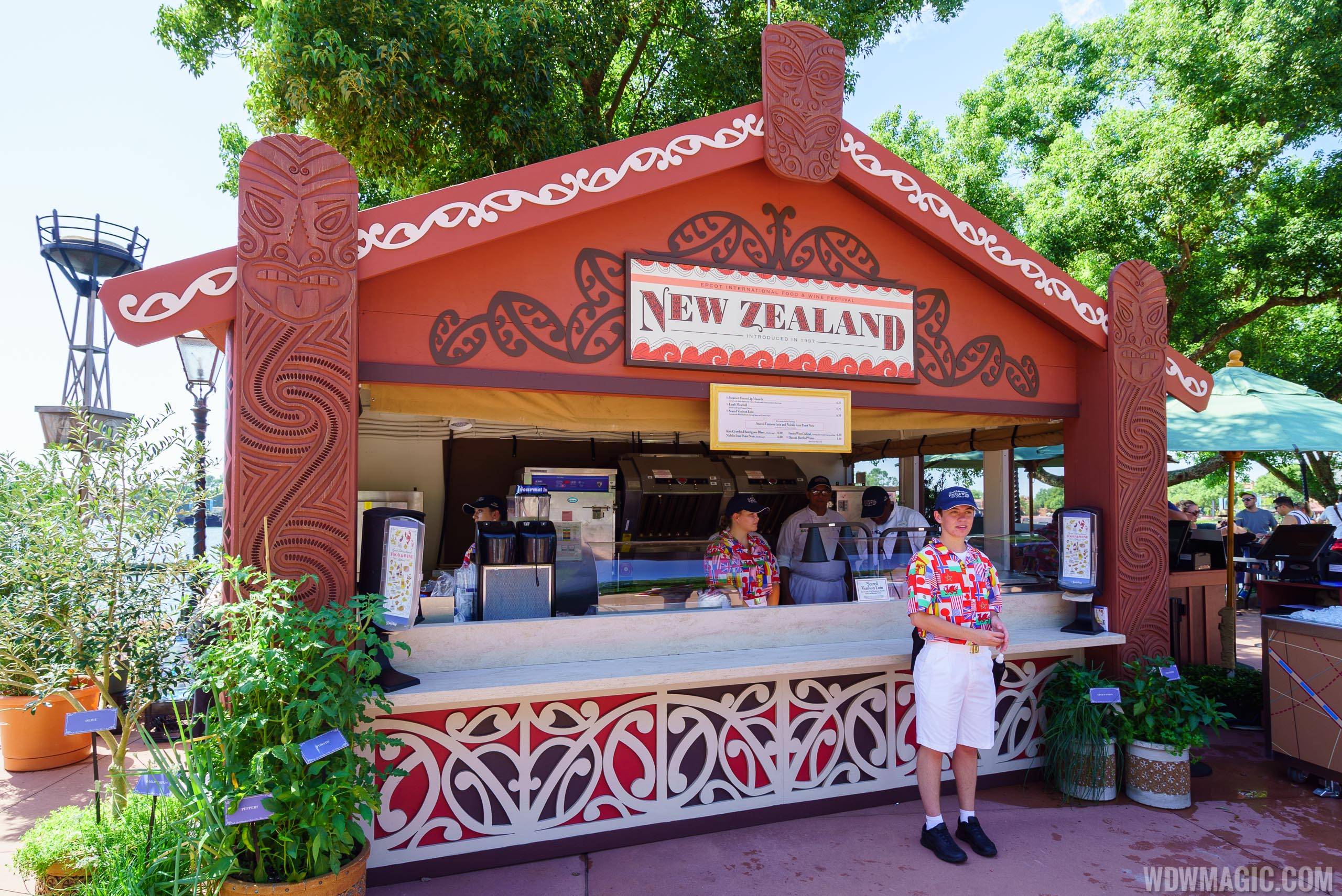 2017 Epcot Food and Wine Festival - New Zealand marketplace kiosk