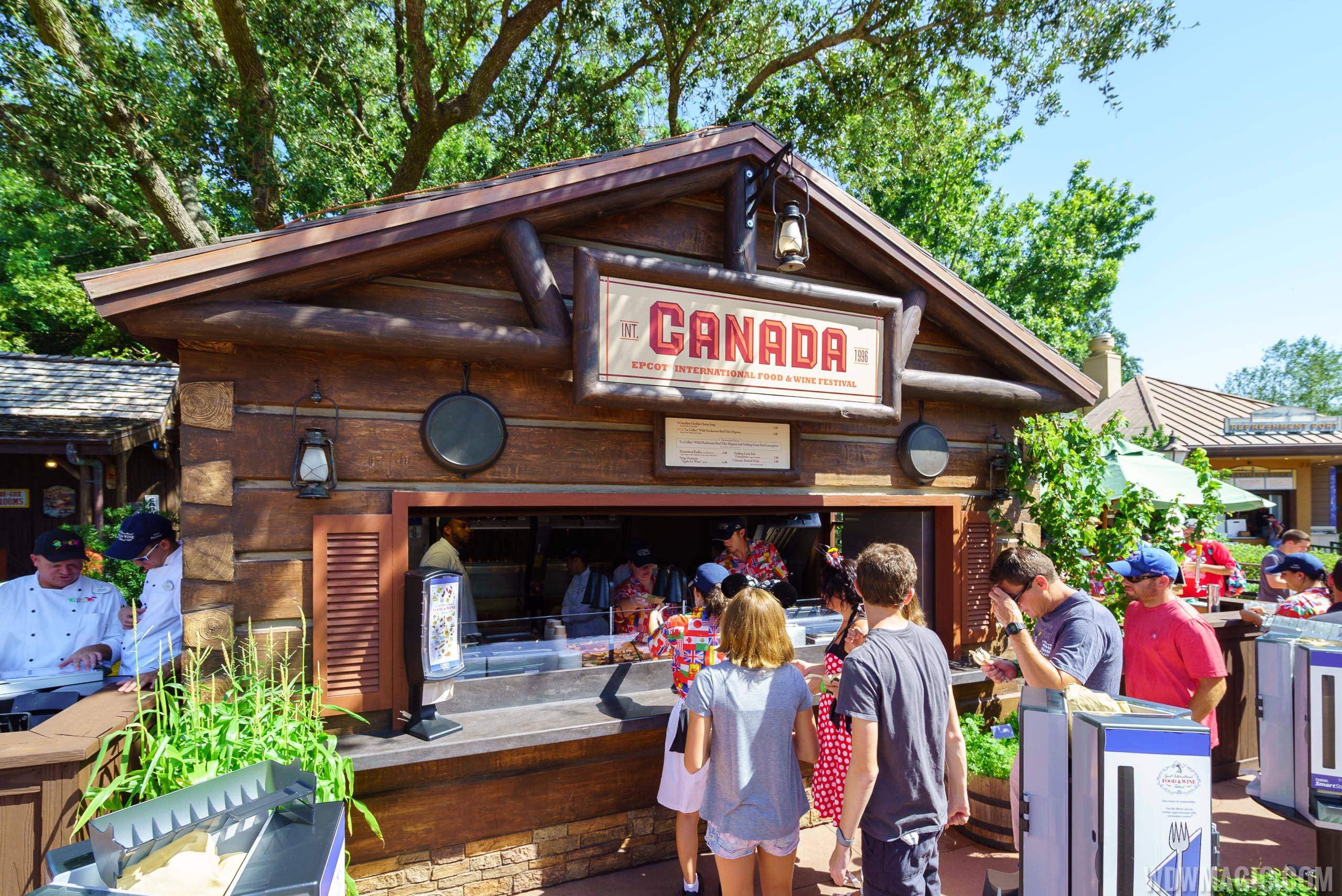 2017 Epcot Food and Wine Festival - Canada marketplace kiosk
