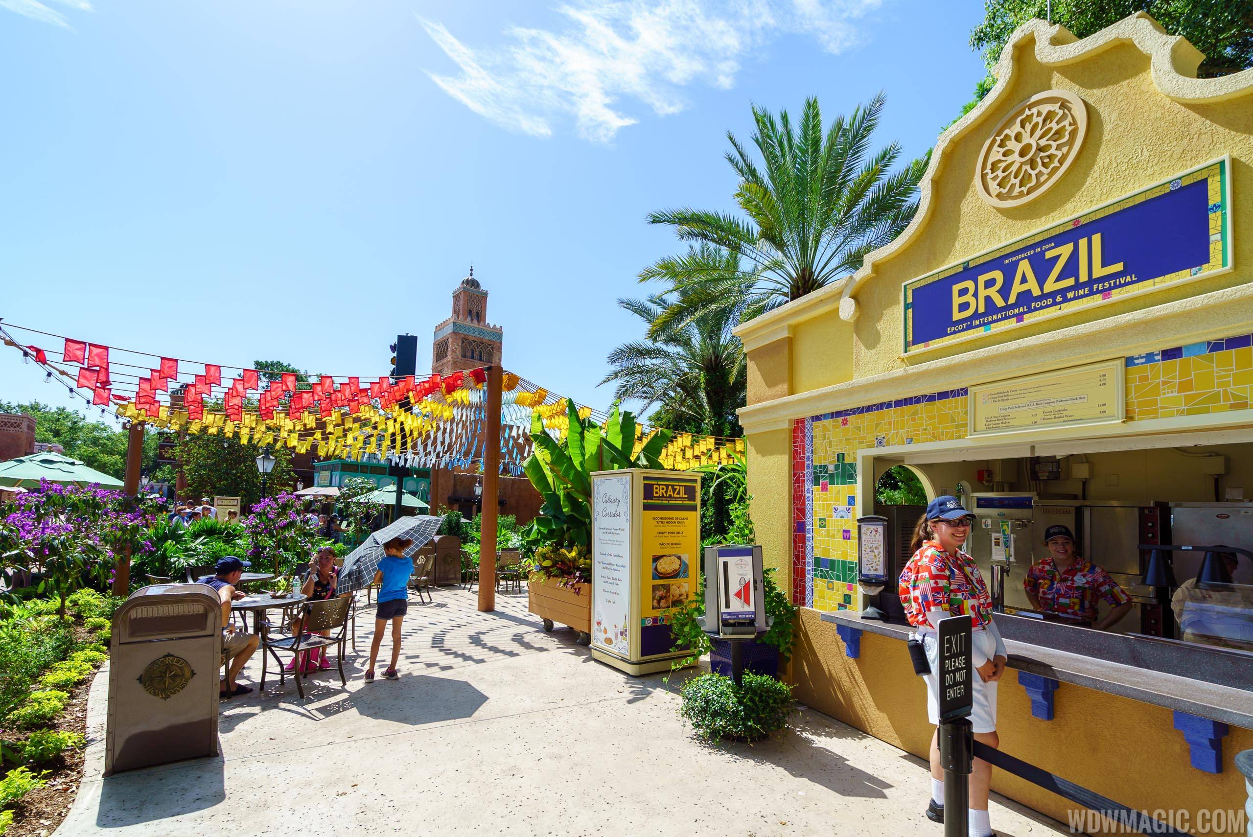2017 Epcot Food and Wine Festival - Brazil marketplace kiosk