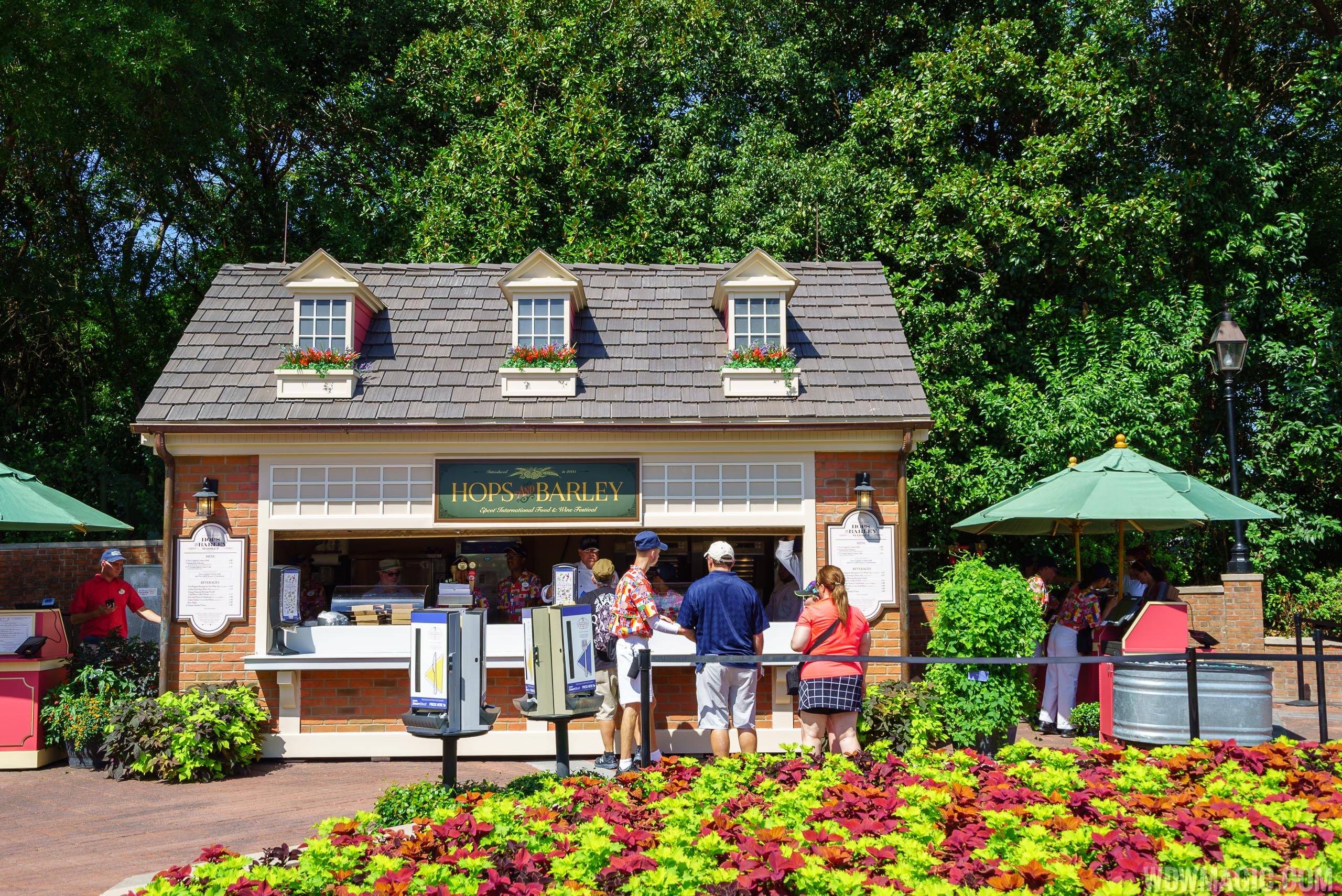 2017 Epcot Food and Wine Festival - Hops and Barley marketplace kiosk