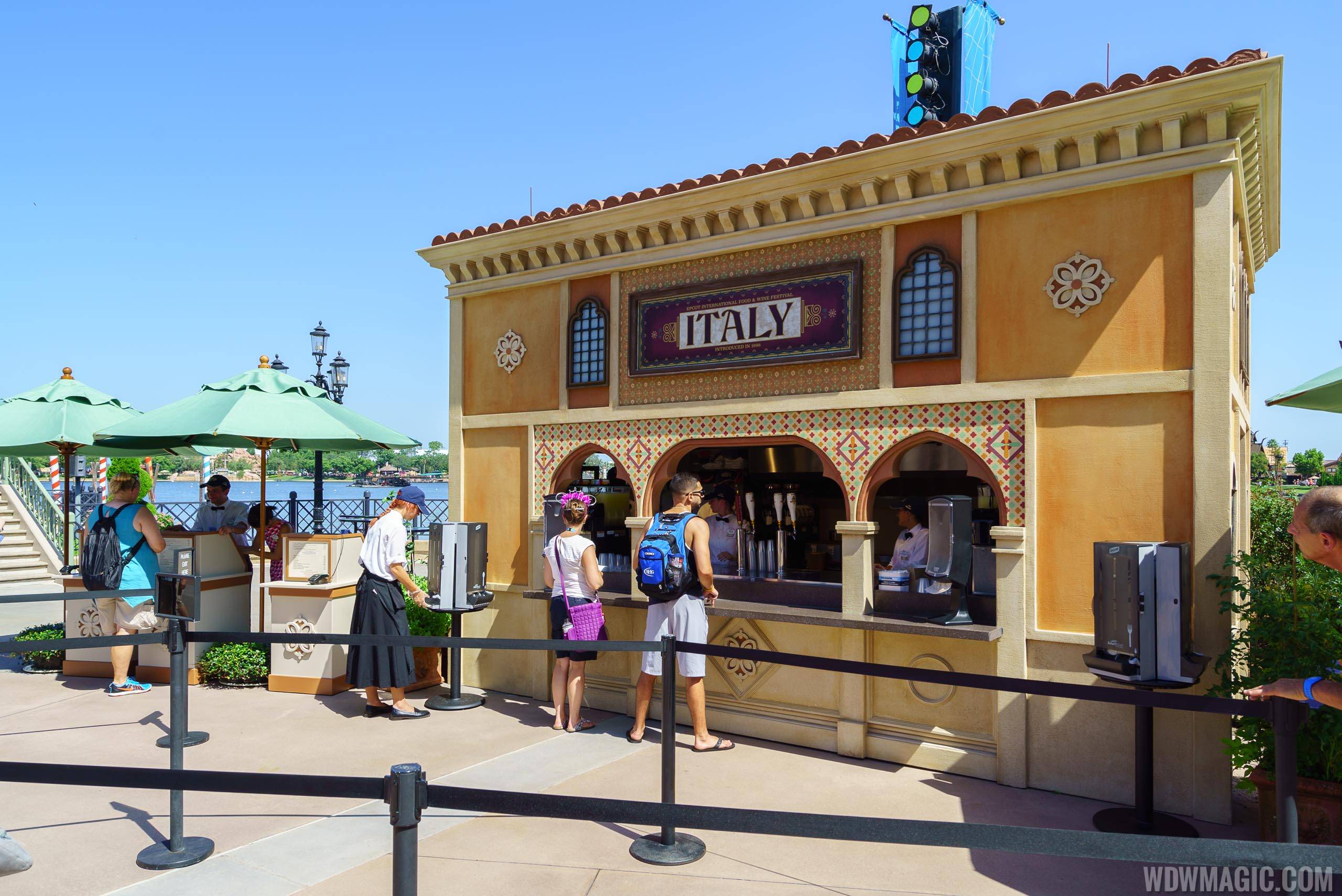 2017 Epcot Food and Wine Festival - Italy marketplace kiosk