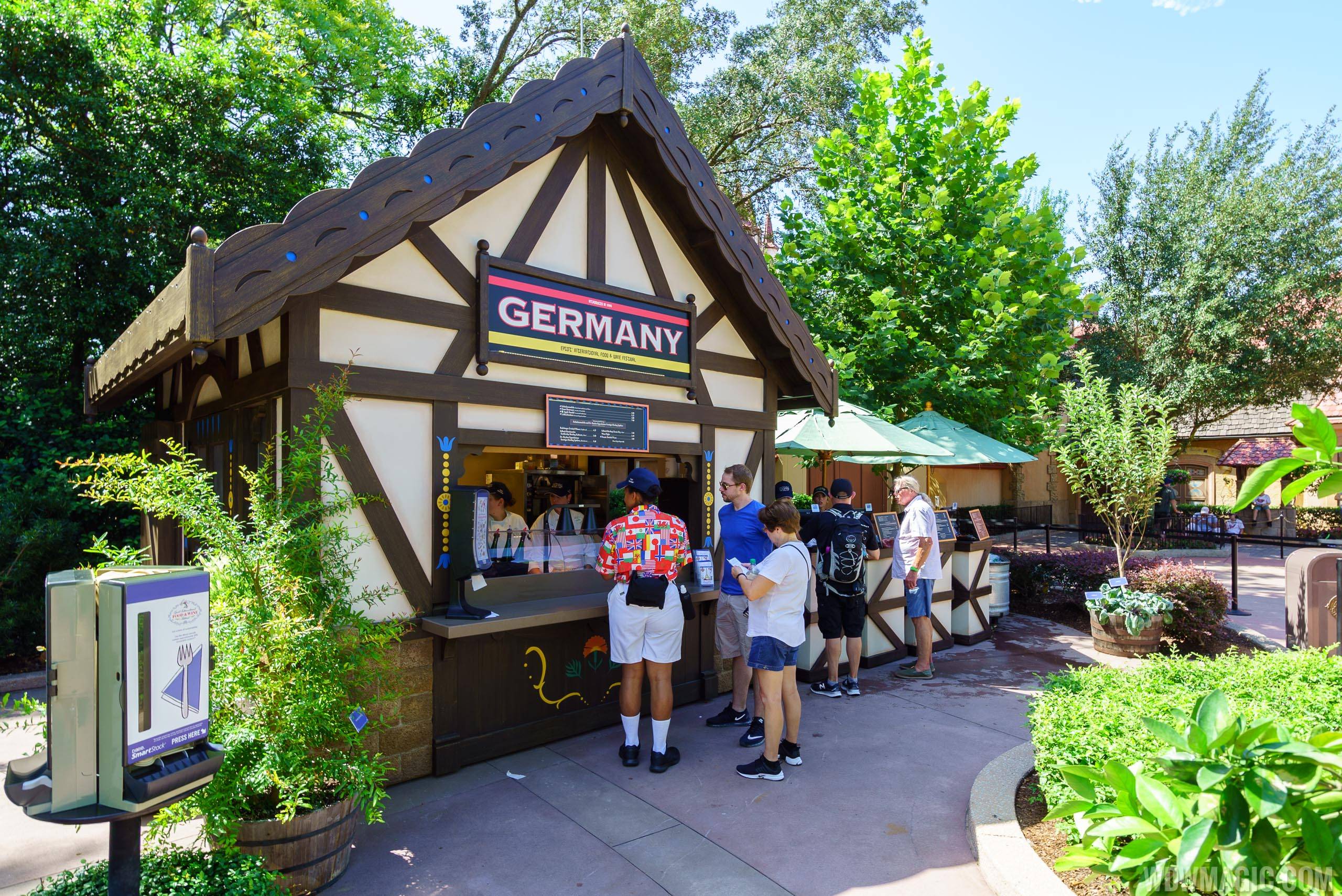 2017 Epcot Food and Wine Festival - Germany marketplace kiosk