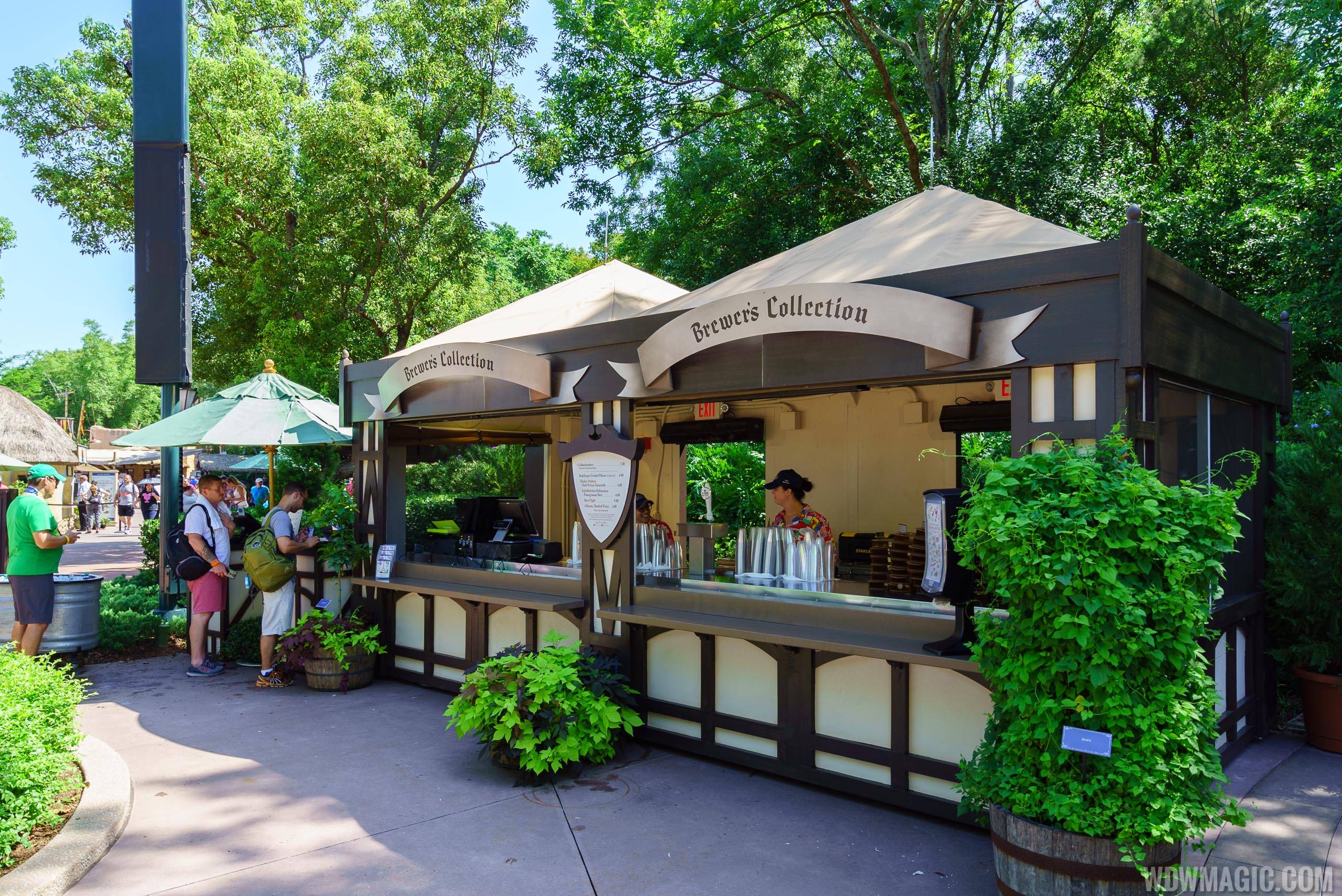 2017 Epcot Food and Wine Festival - Brewer's Collection marketplace kiosk