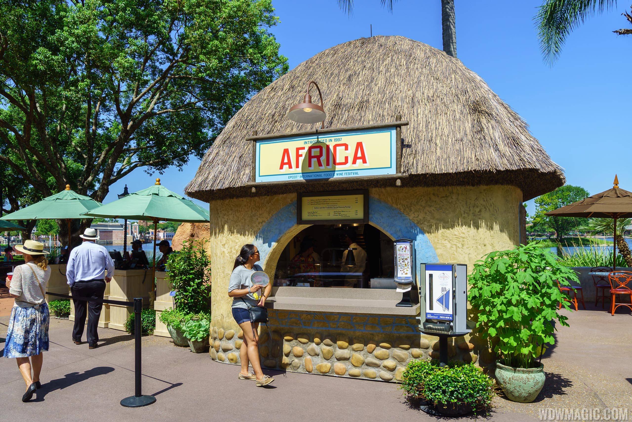 2017 Epcot Food and Wine Festival - Africa marketplace kiosk