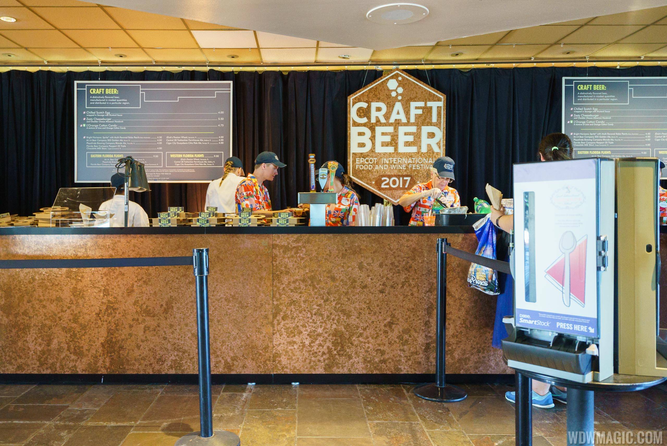 2017 Epcot Food and Wine Festival - Craft Beer marketplace