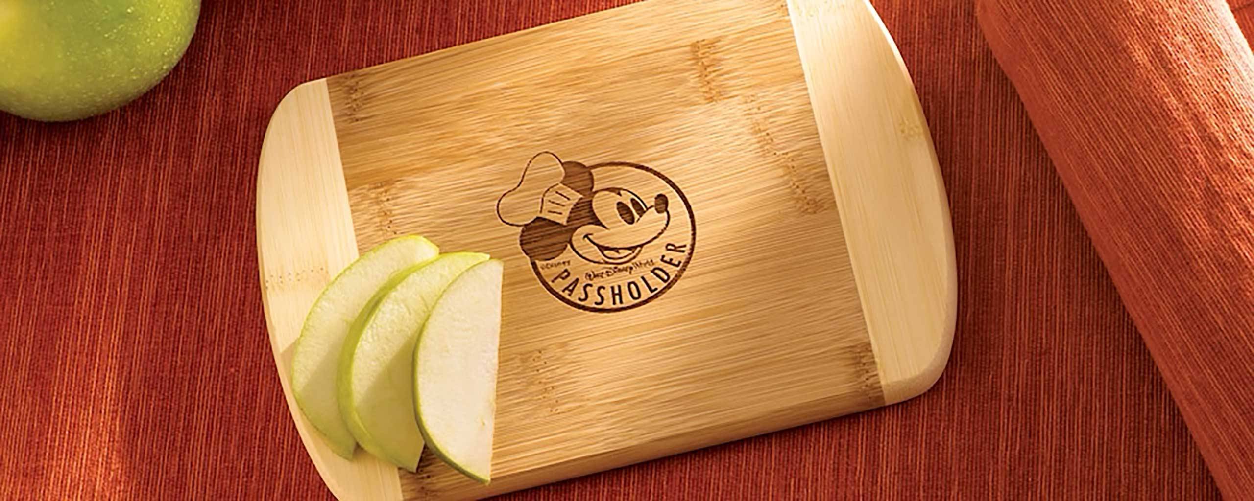 Food and Wine Festival Passholder gift - Chef Mickey cutting board