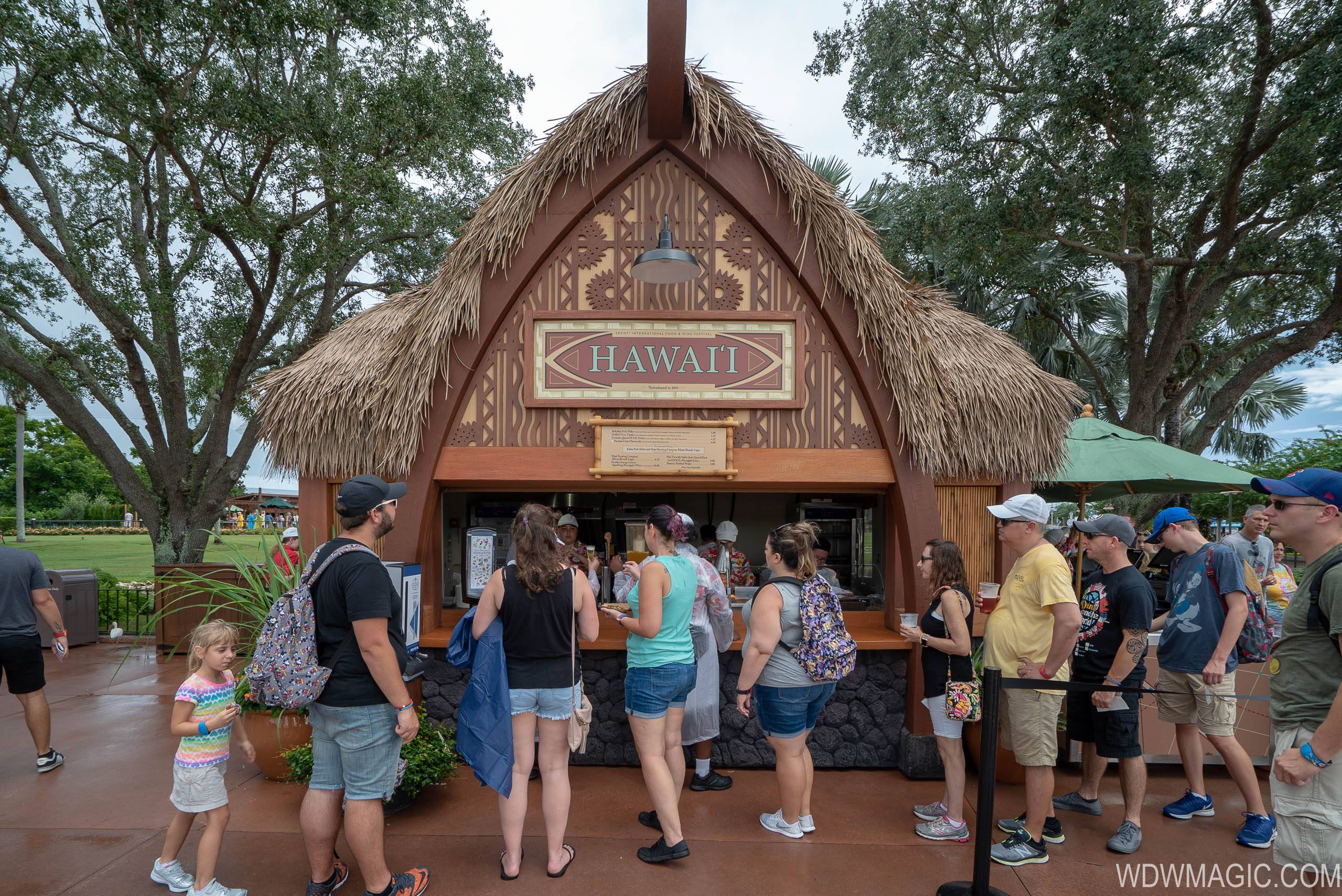 2018 Epcot Food and Wine Festival Marketplace kiosks, menus and pricing