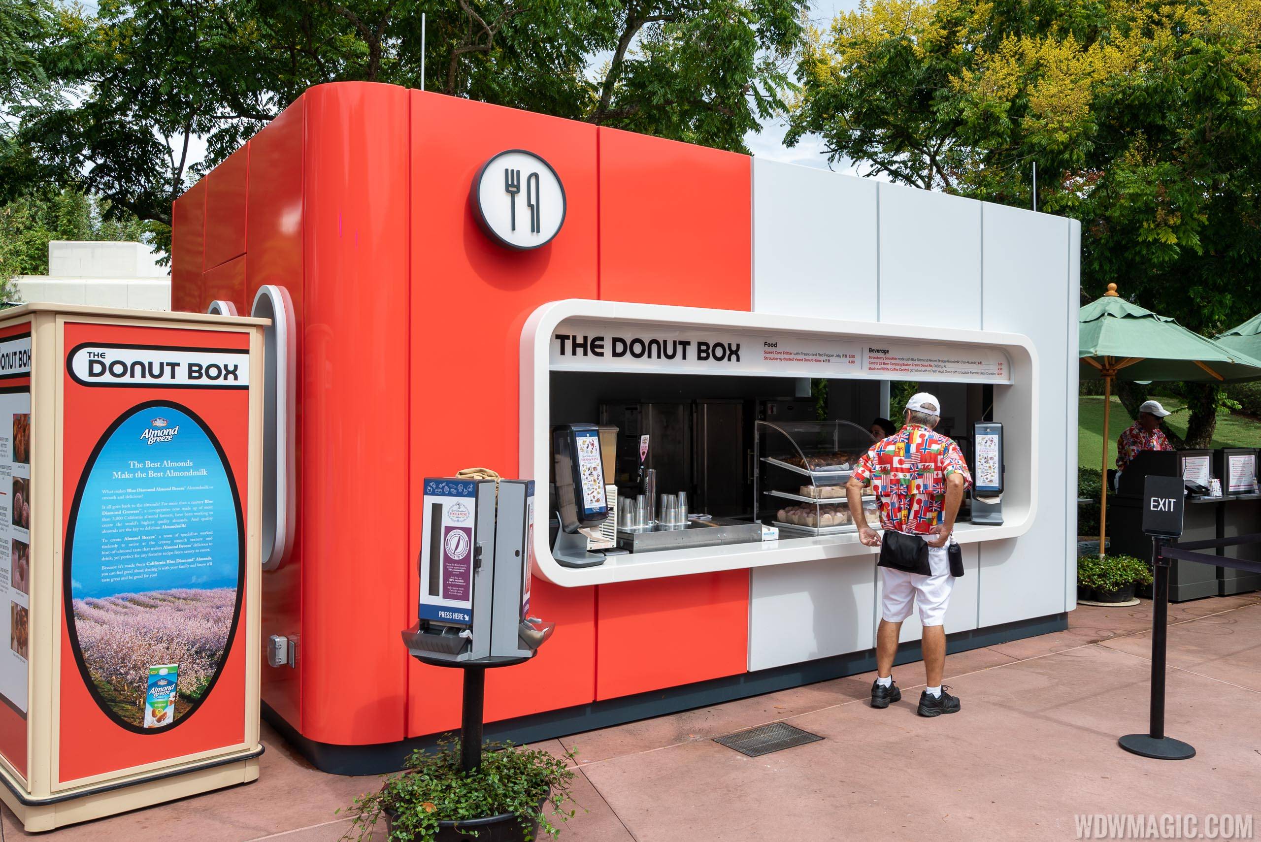 The Donut Box and Cool Wash kiosks